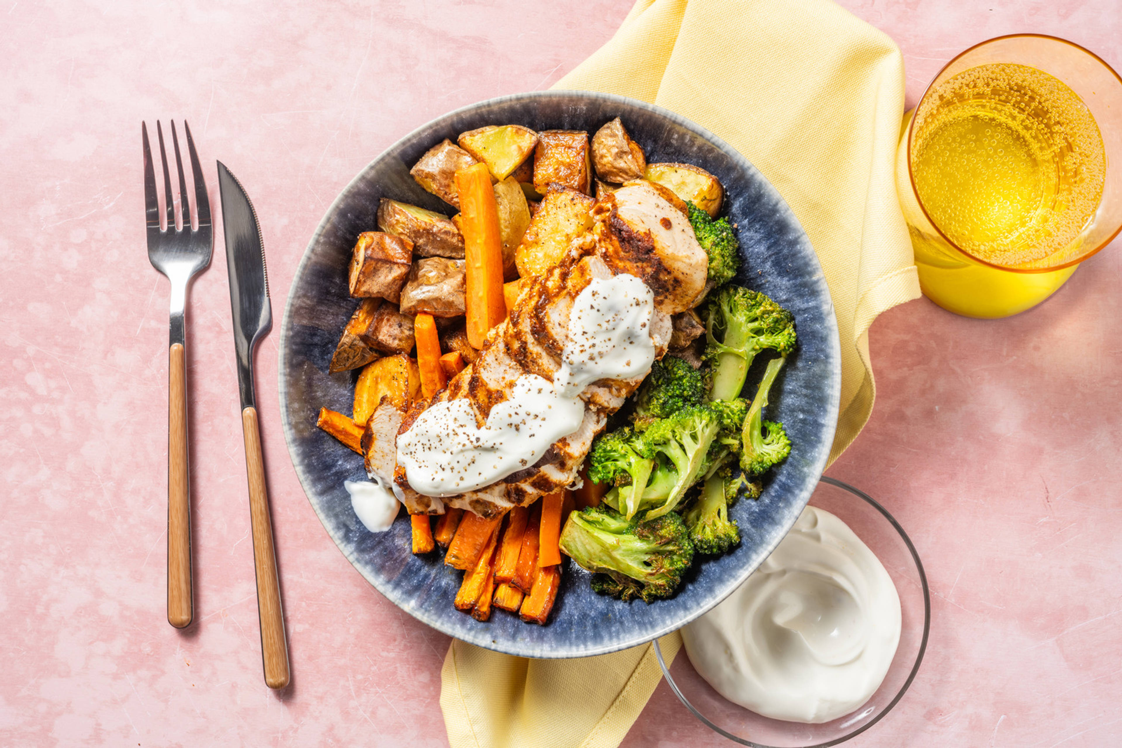 Curried Chicken Traybake
