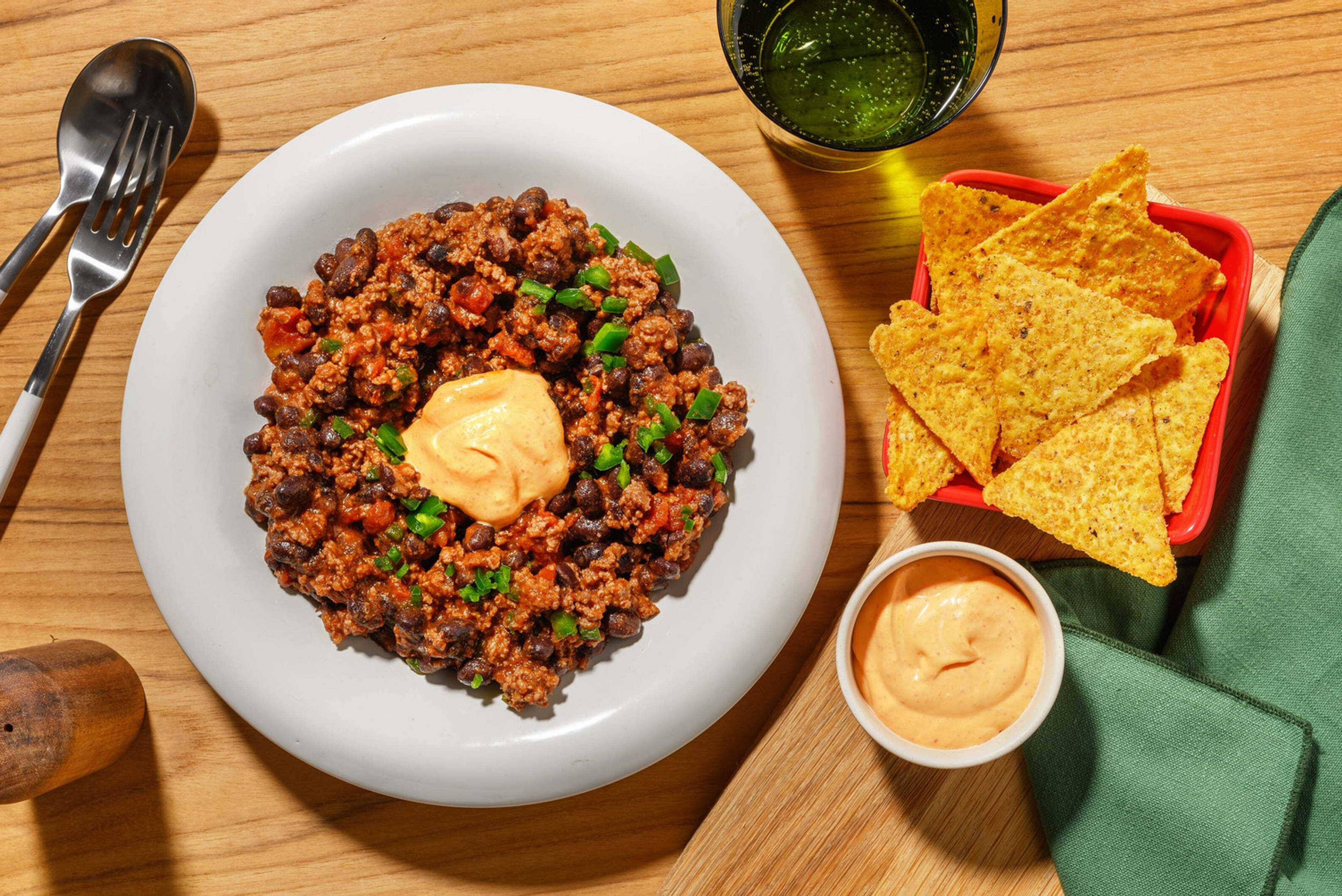 Snabb chili con carne!