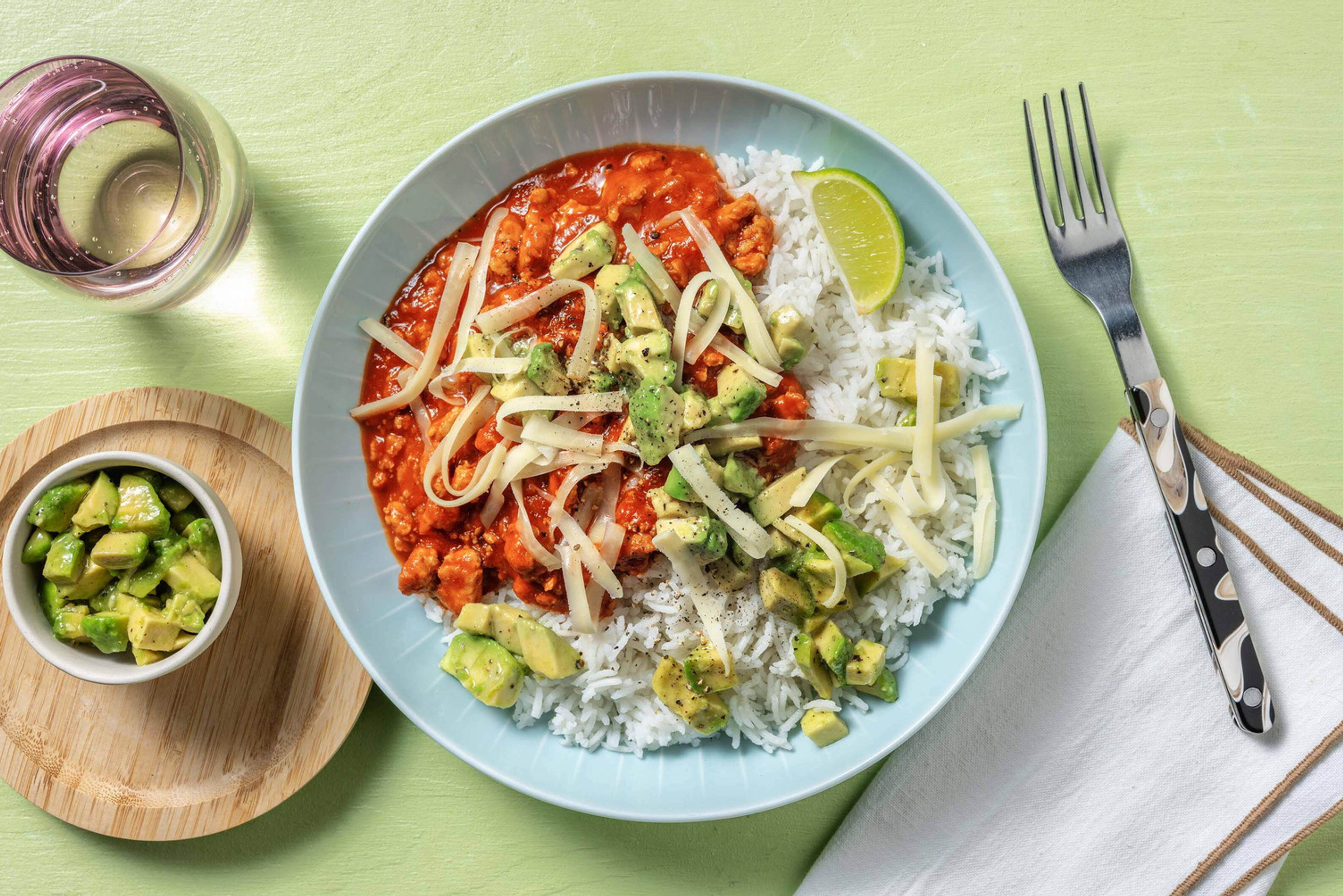 Speedy Cajun Style Pork Rice Bowl