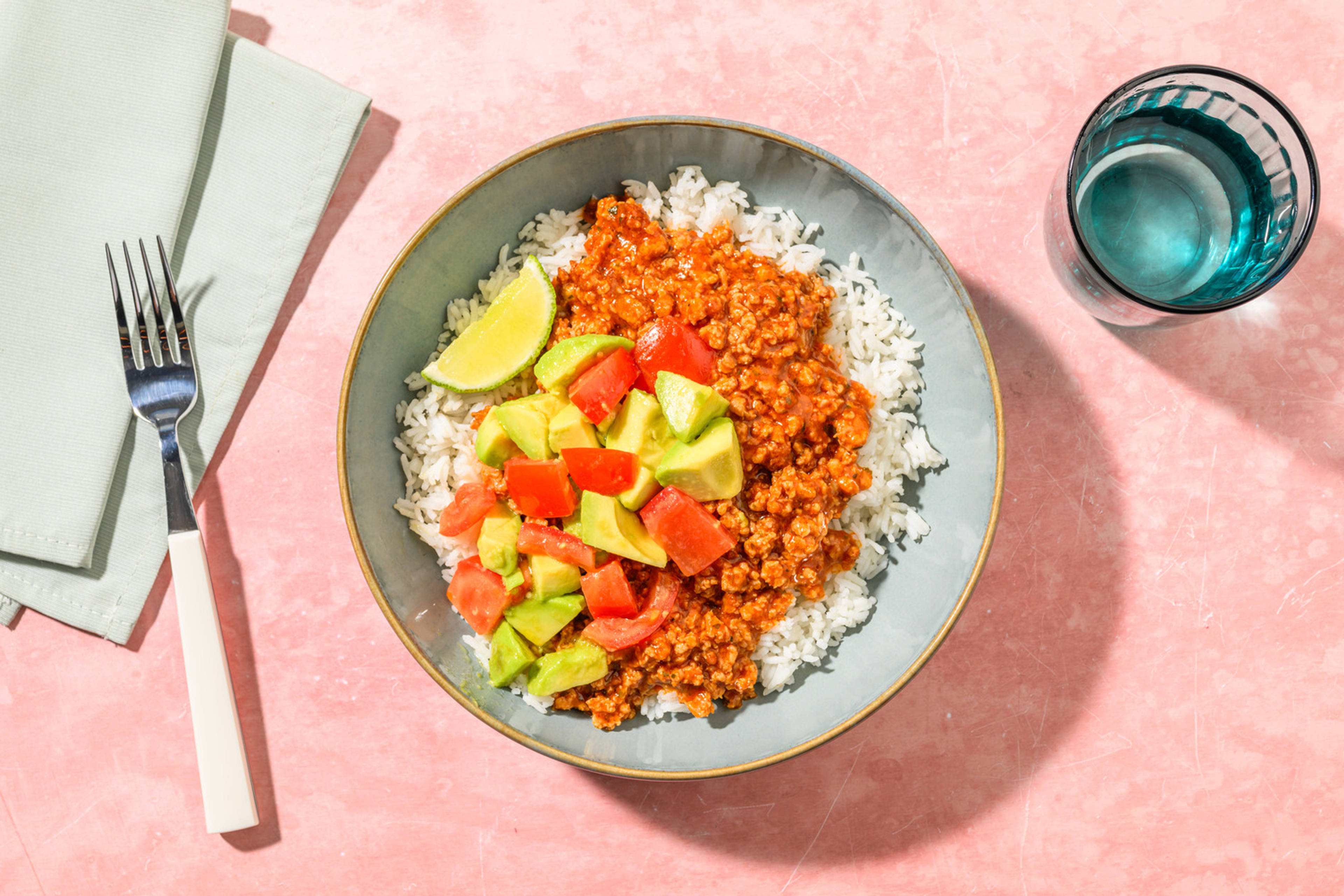Smoky Mexican Style Pork Burrito Bowl