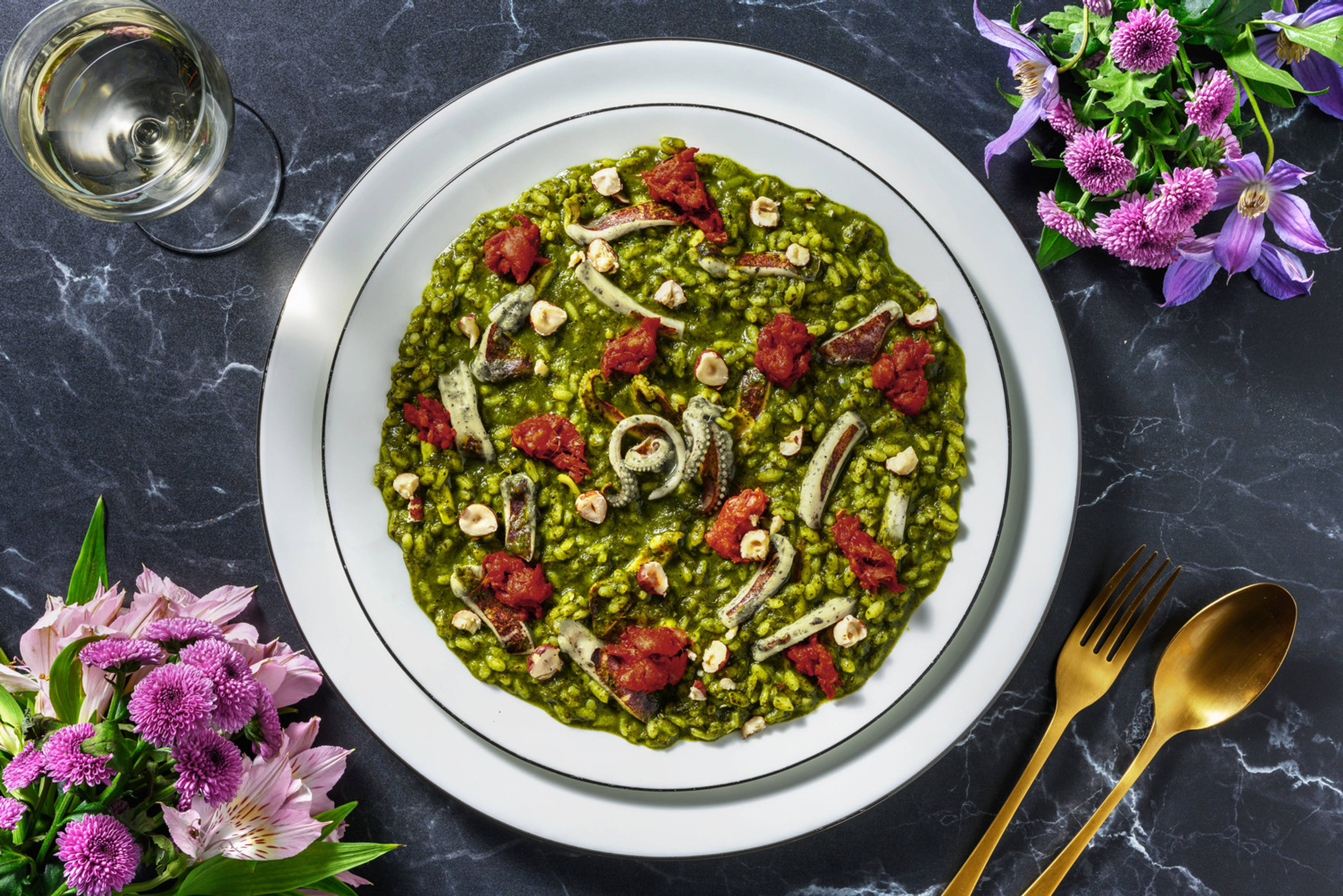 Risotto alle seppie e 'nduja