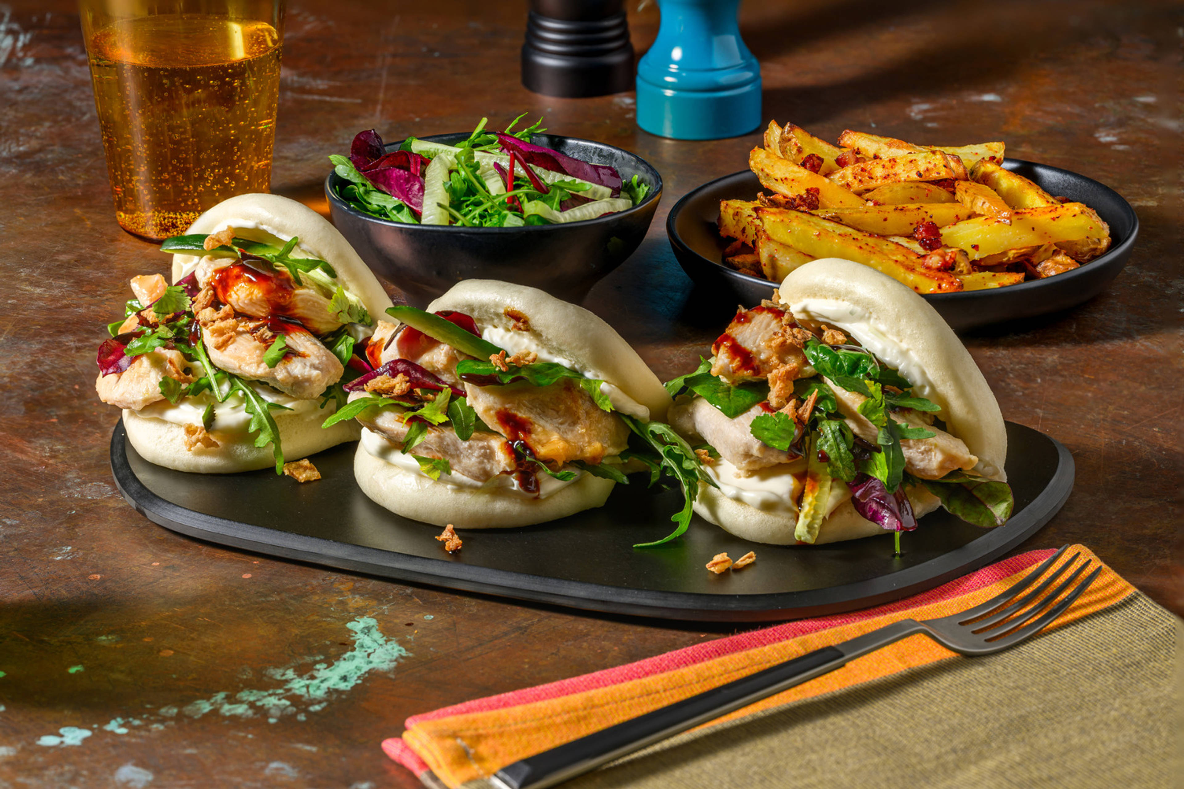 Hoisin Chicken Baos