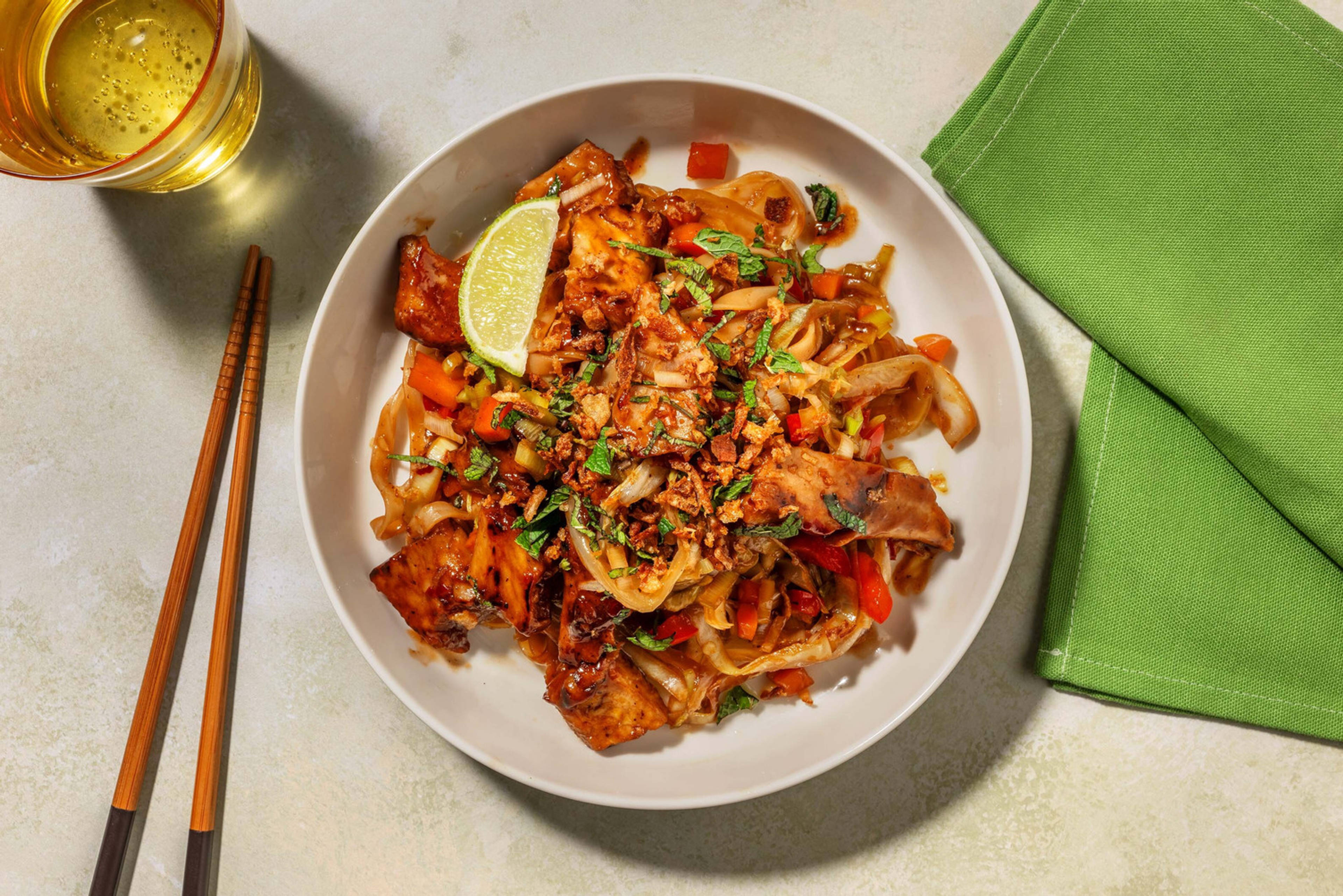 Veggie No-Beef Noodles