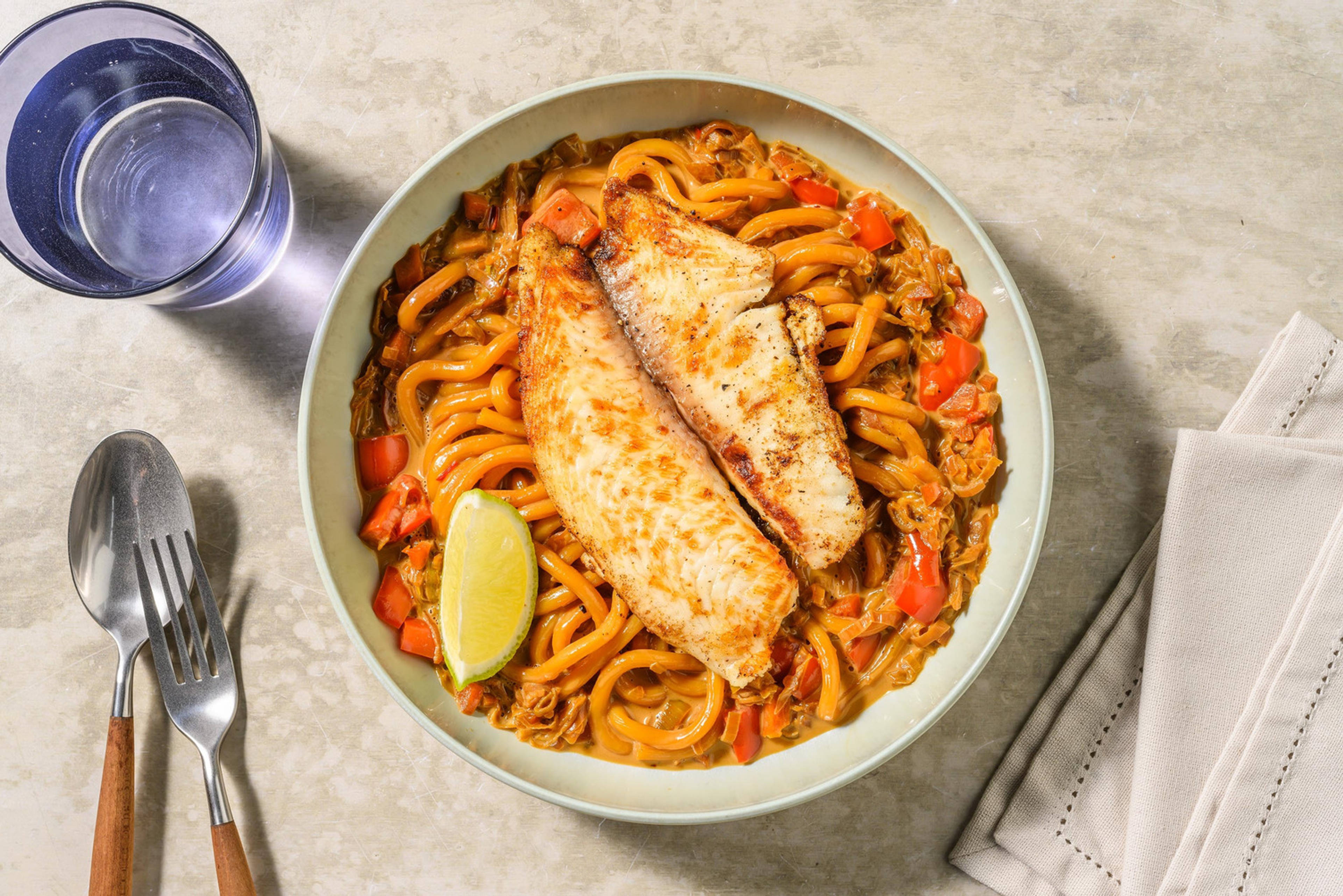 Pollock with Creamy Coconut Curry