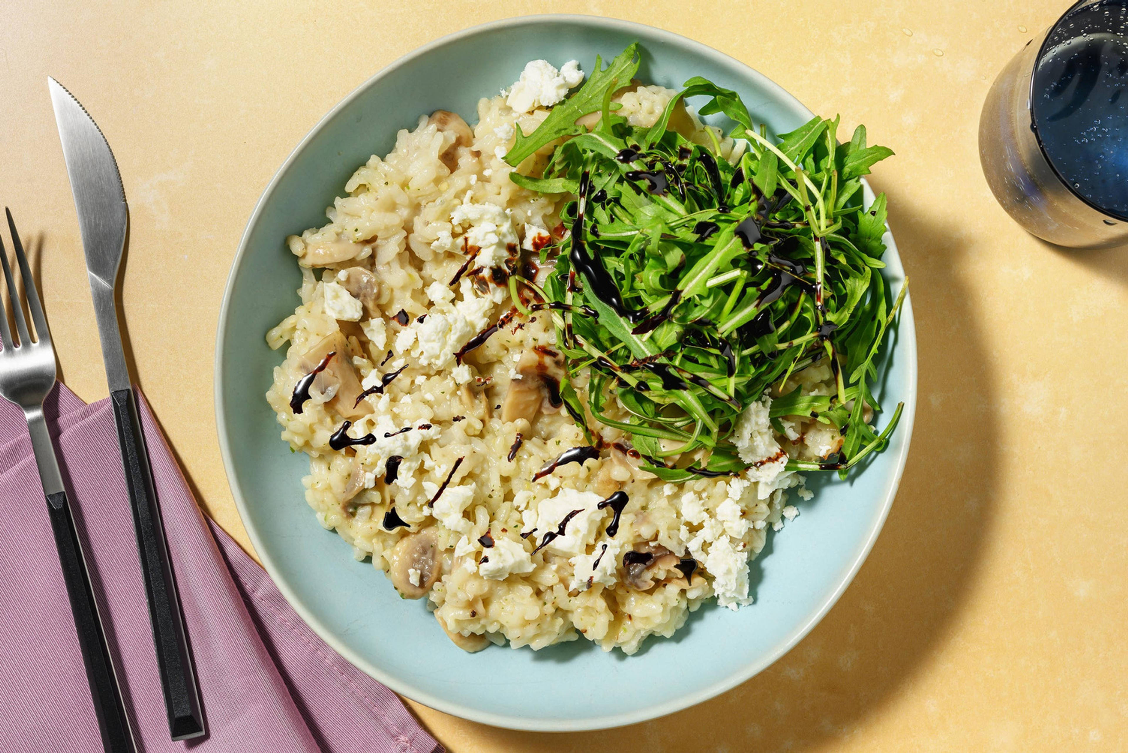 Oven-Baked Goat's Cheese Risotto