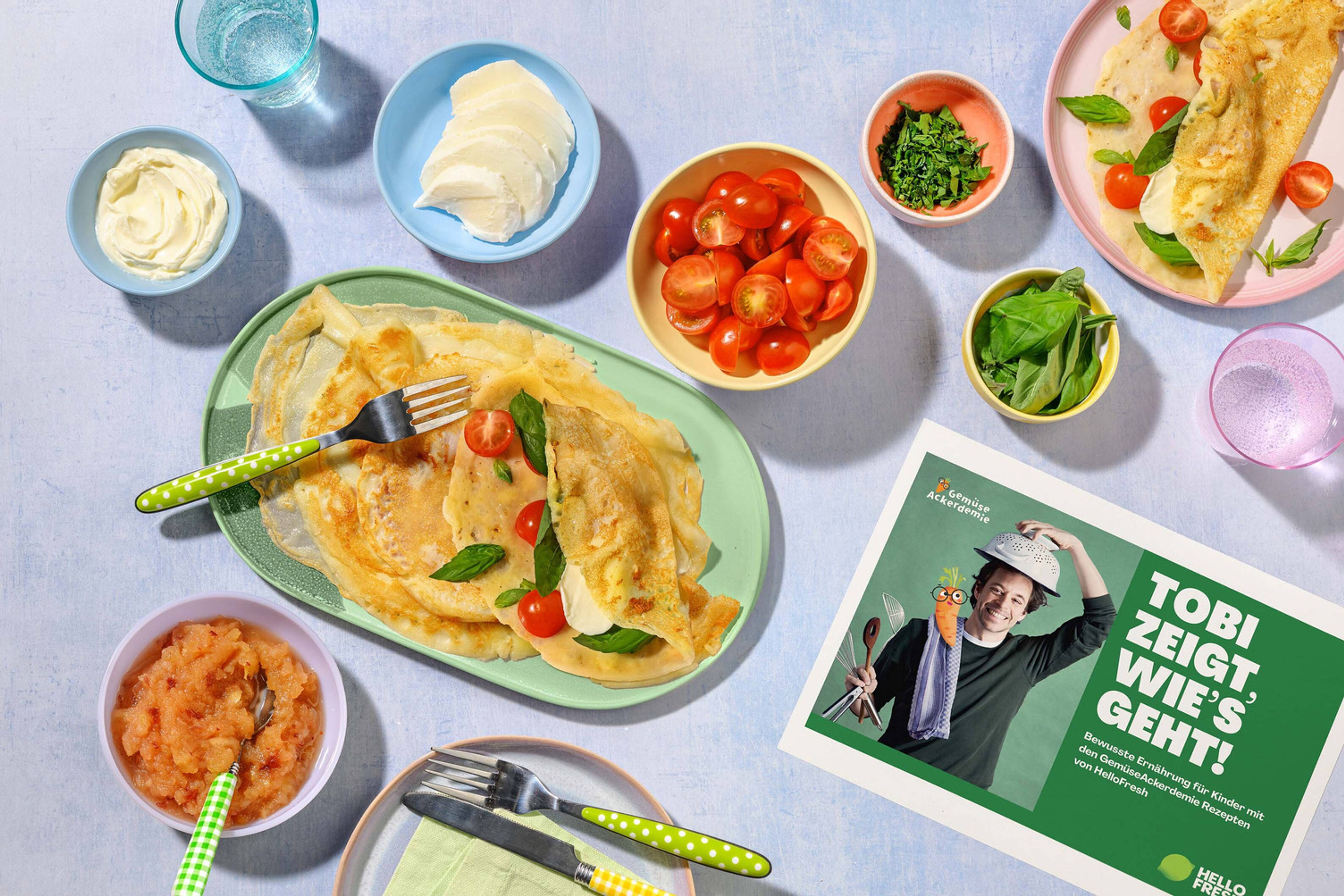 Crêpe Bar mit süßen & herzhaften Füllungen