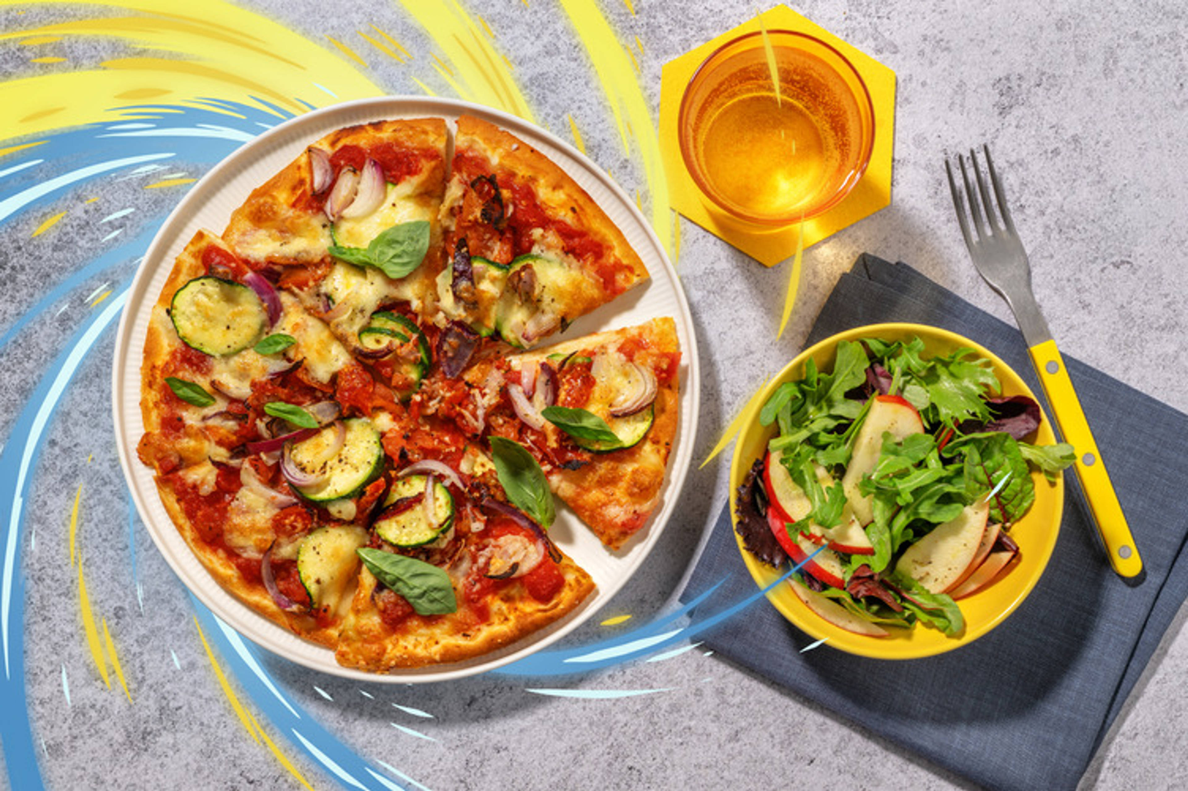 Power-UP vegetarpizza
