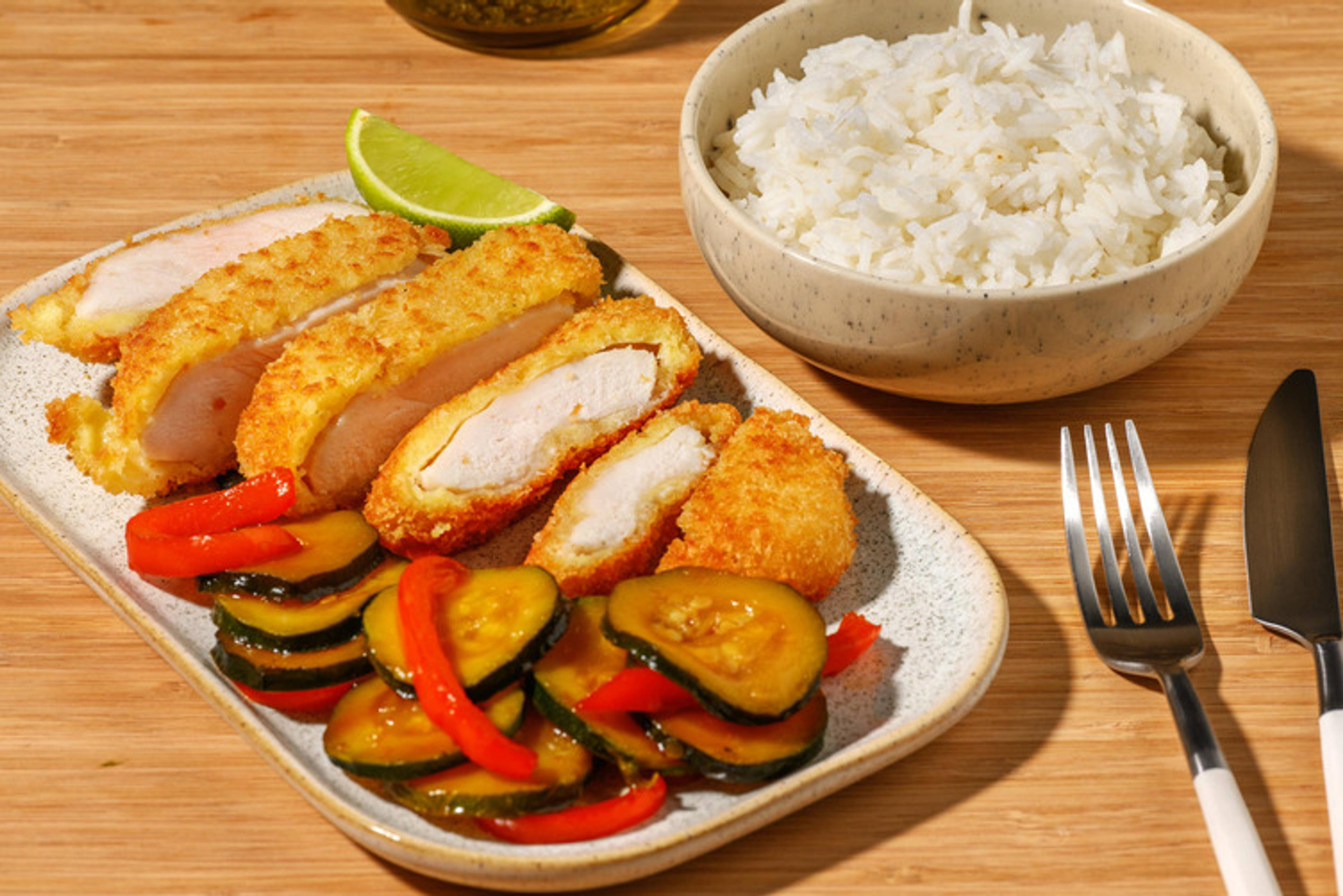 Pollo 'katsu' impanato alla giapponese 