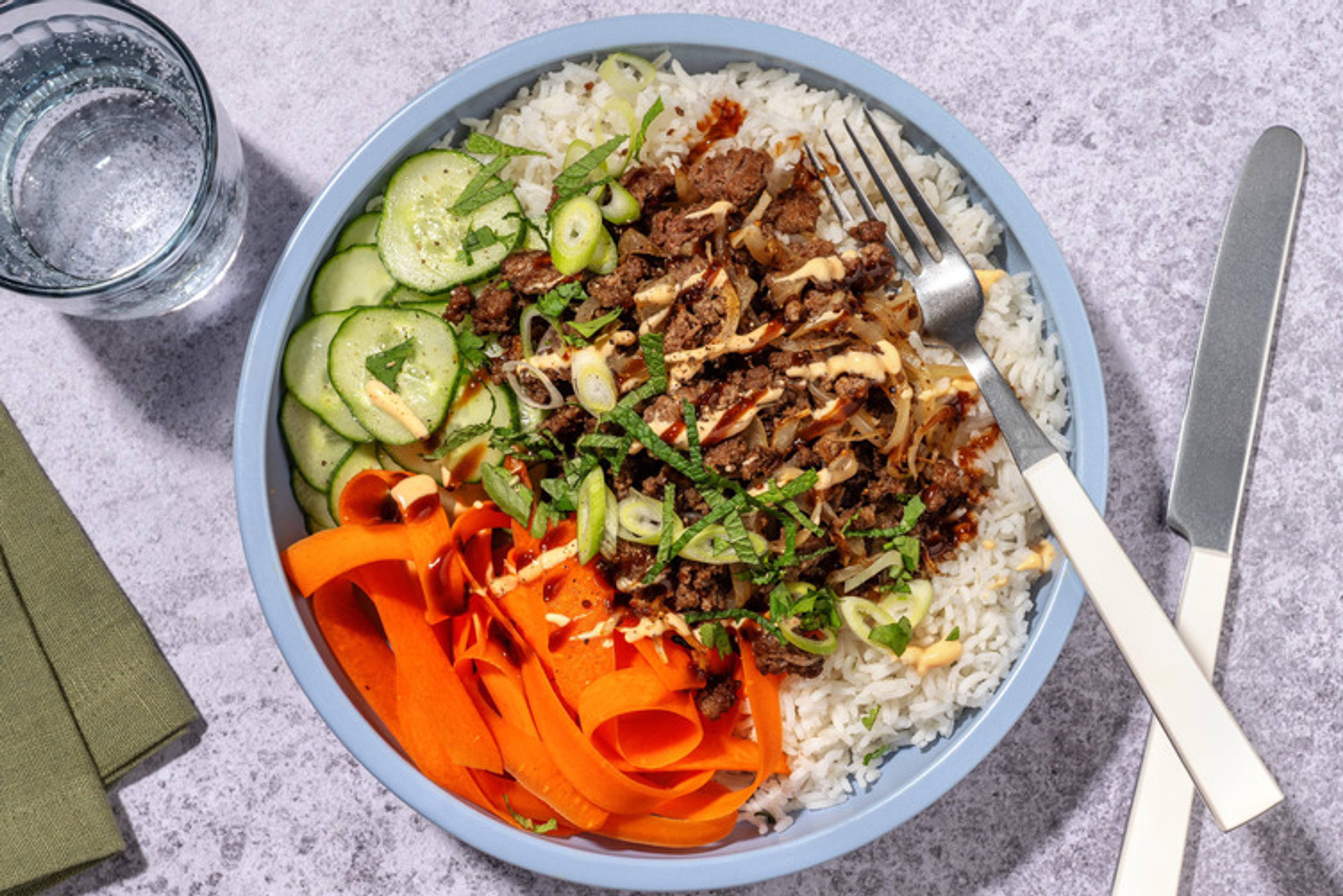 'Banh mi'-kjøttdeigbowl