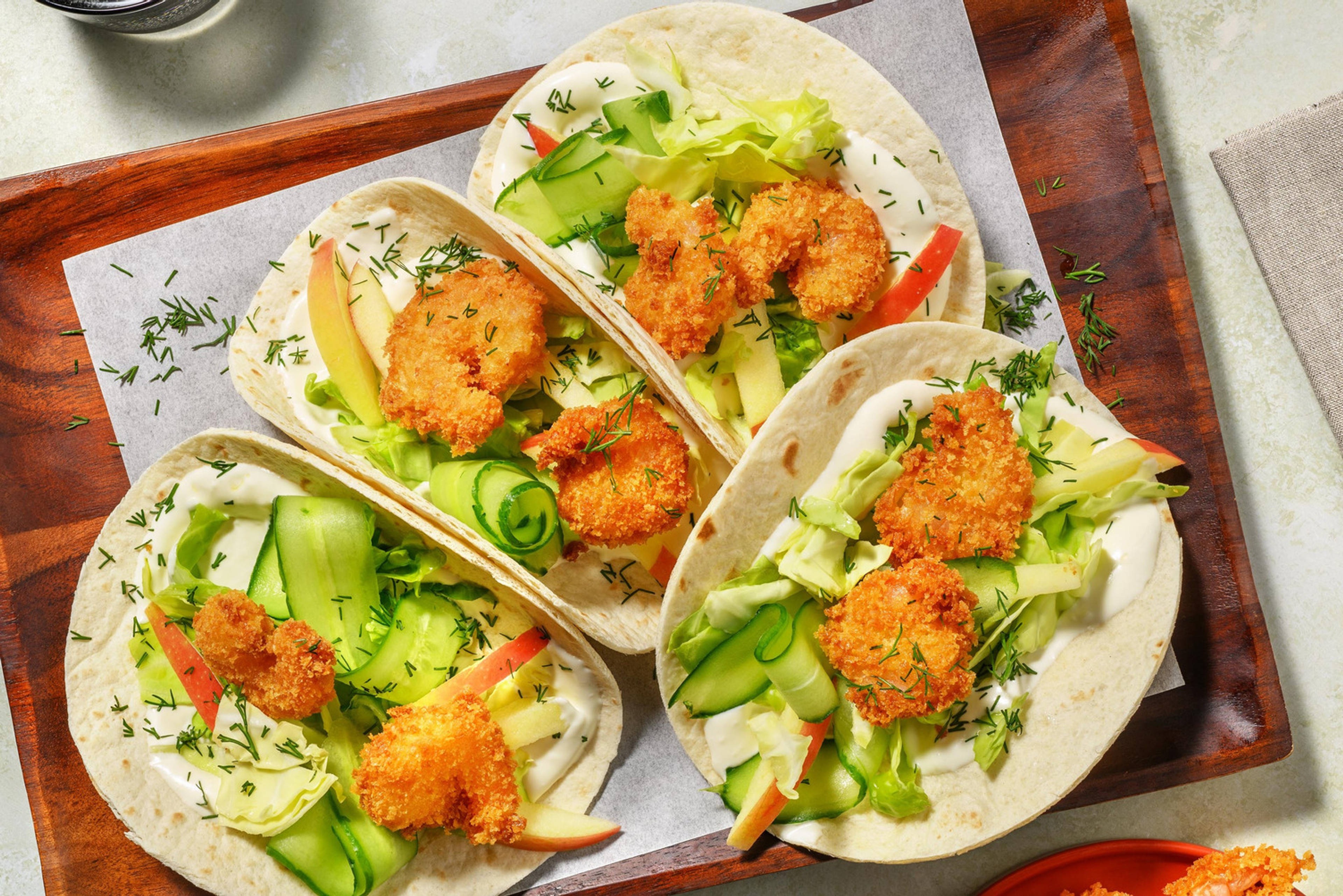 Nordiske rejetacos | Byg selv