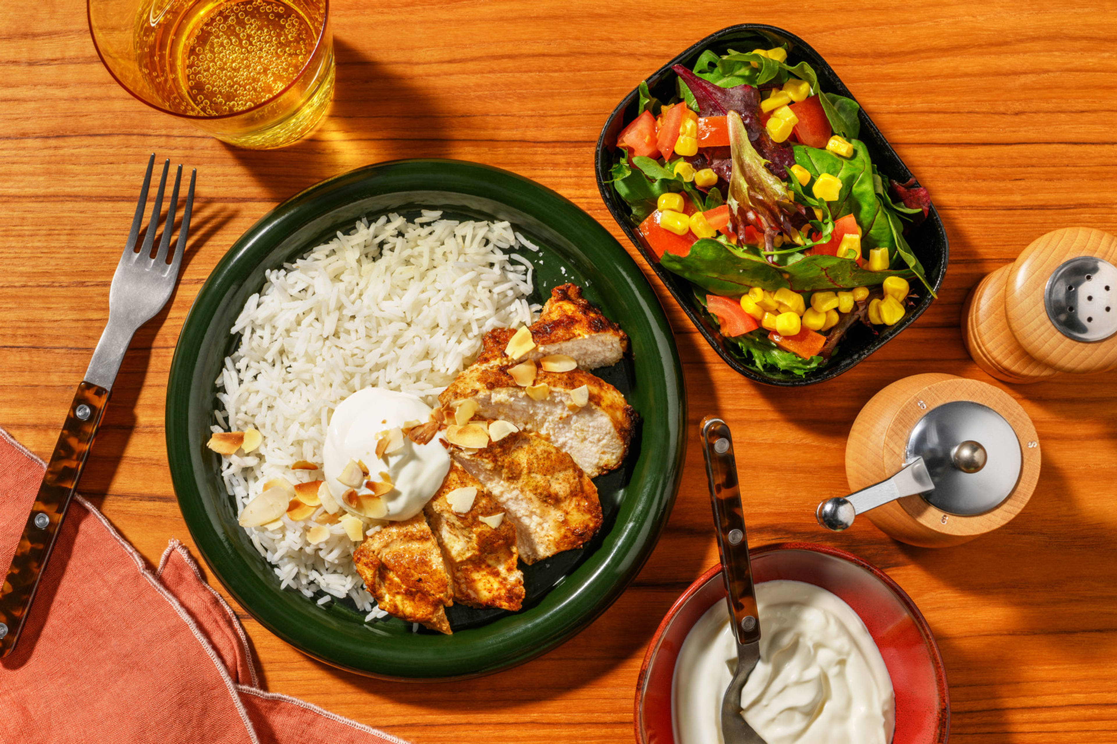 Mumbai Yoghurt Chicken & Garlic Rice
