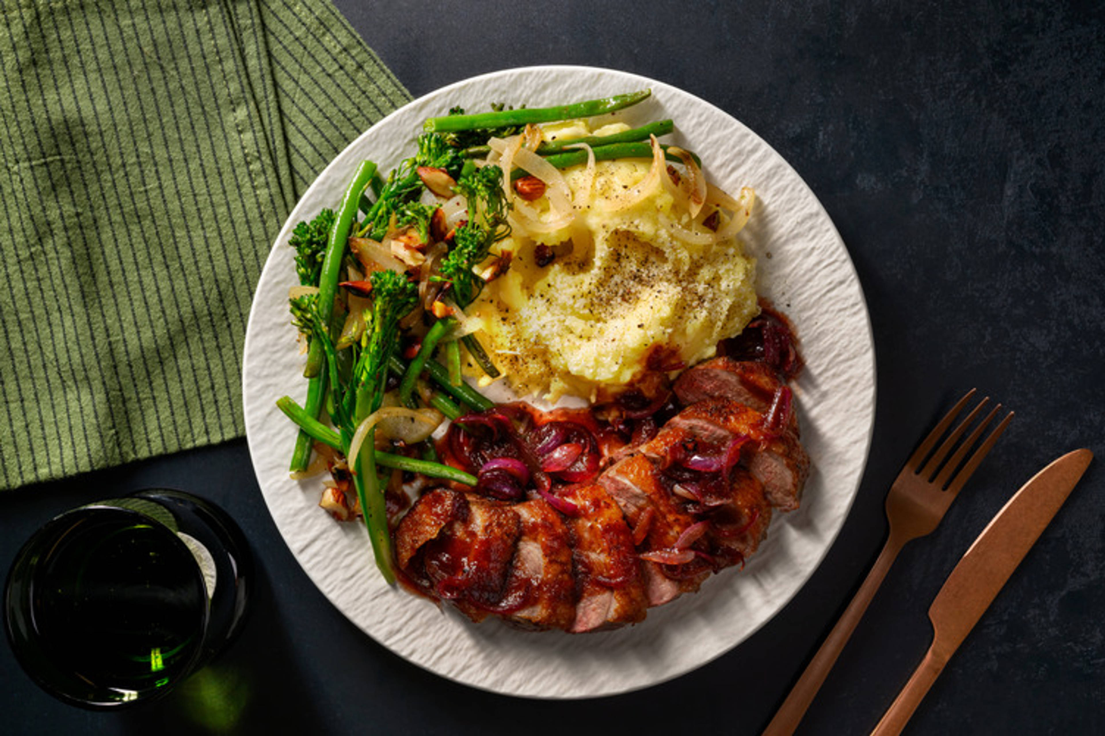 Prime Roast Duck & Truffle-Parmesan Mash