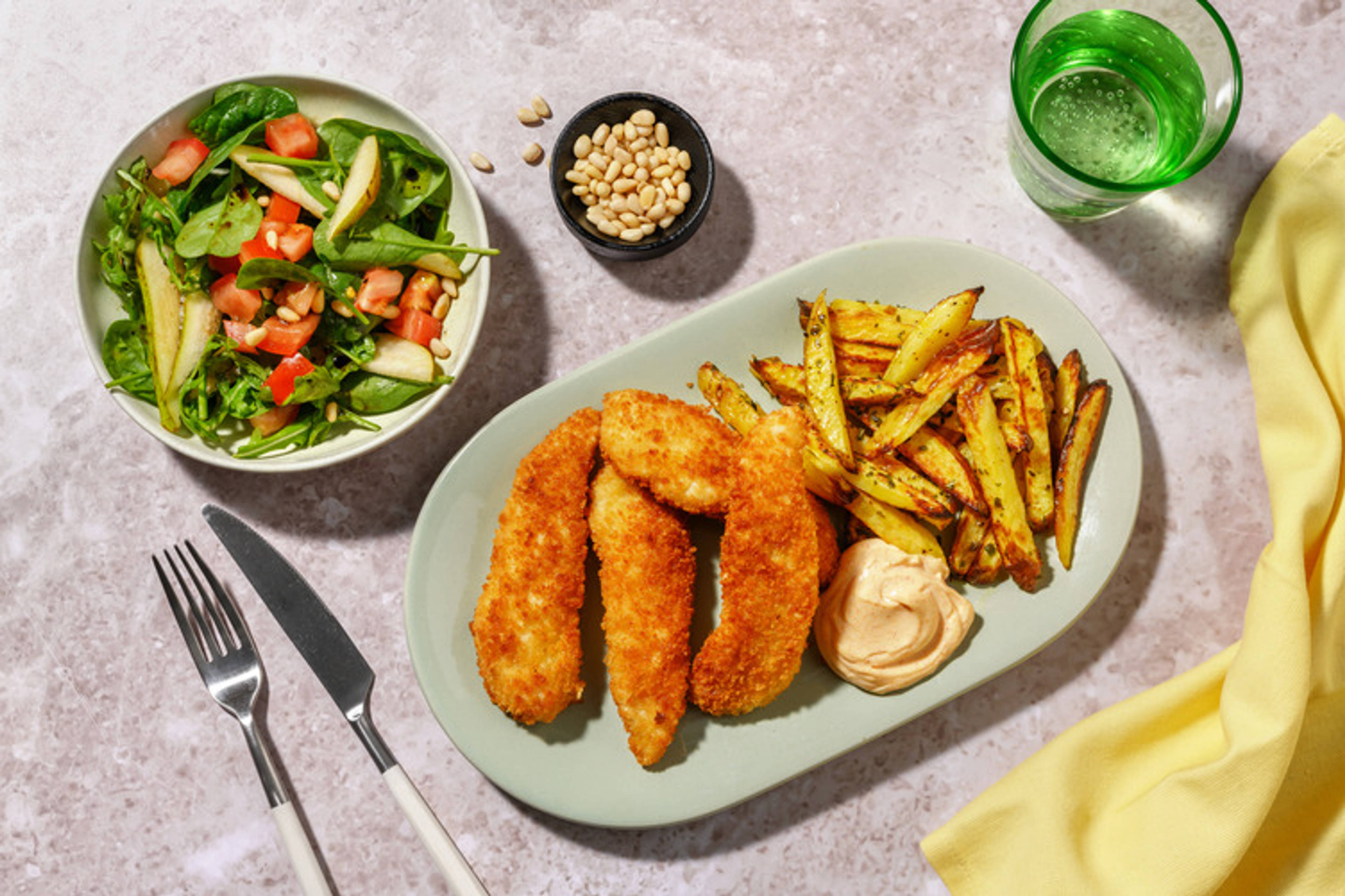 Plant-Based Crumbed Chick'n
