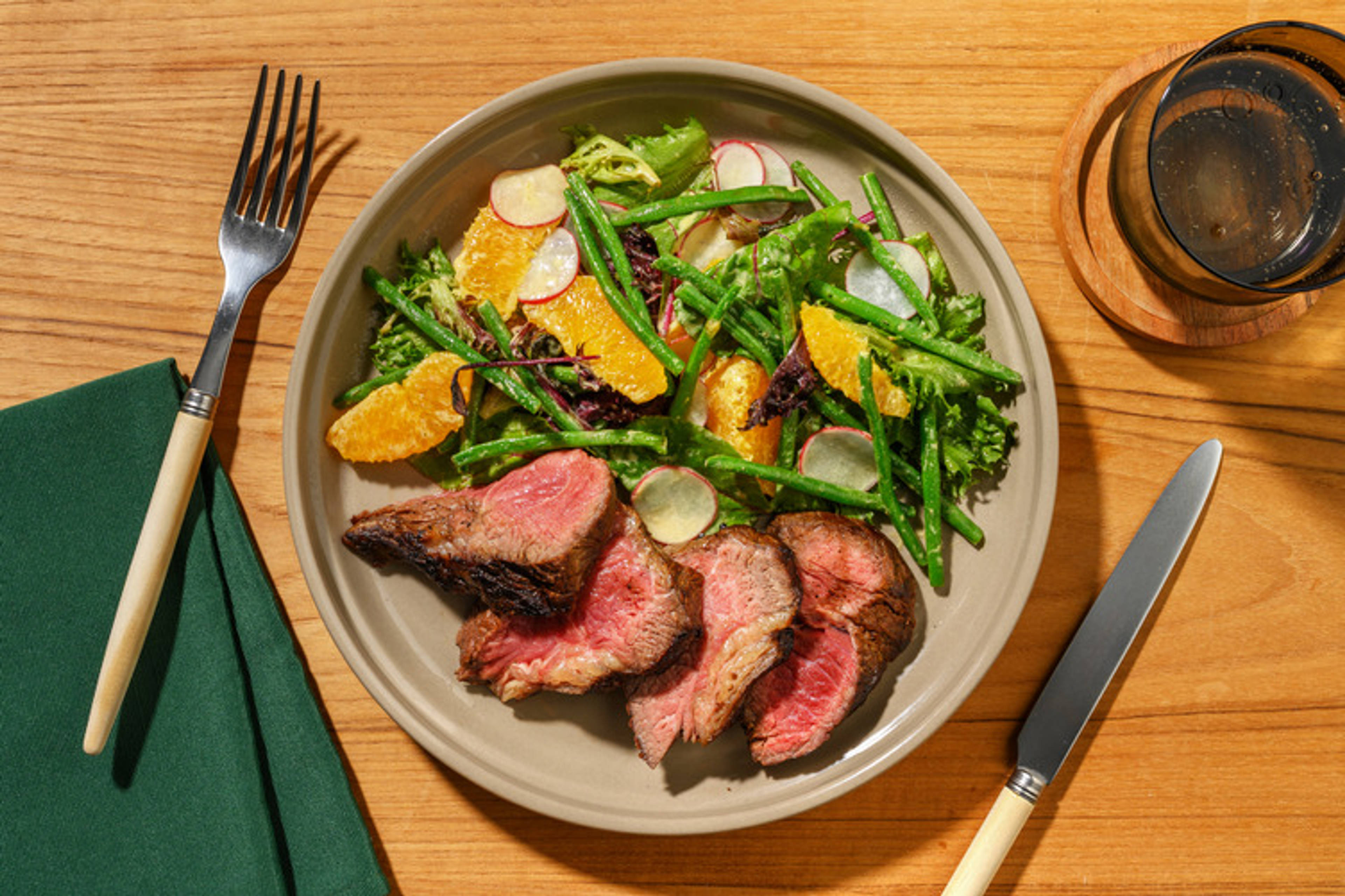 Balsamic-Glazed Beef Rump