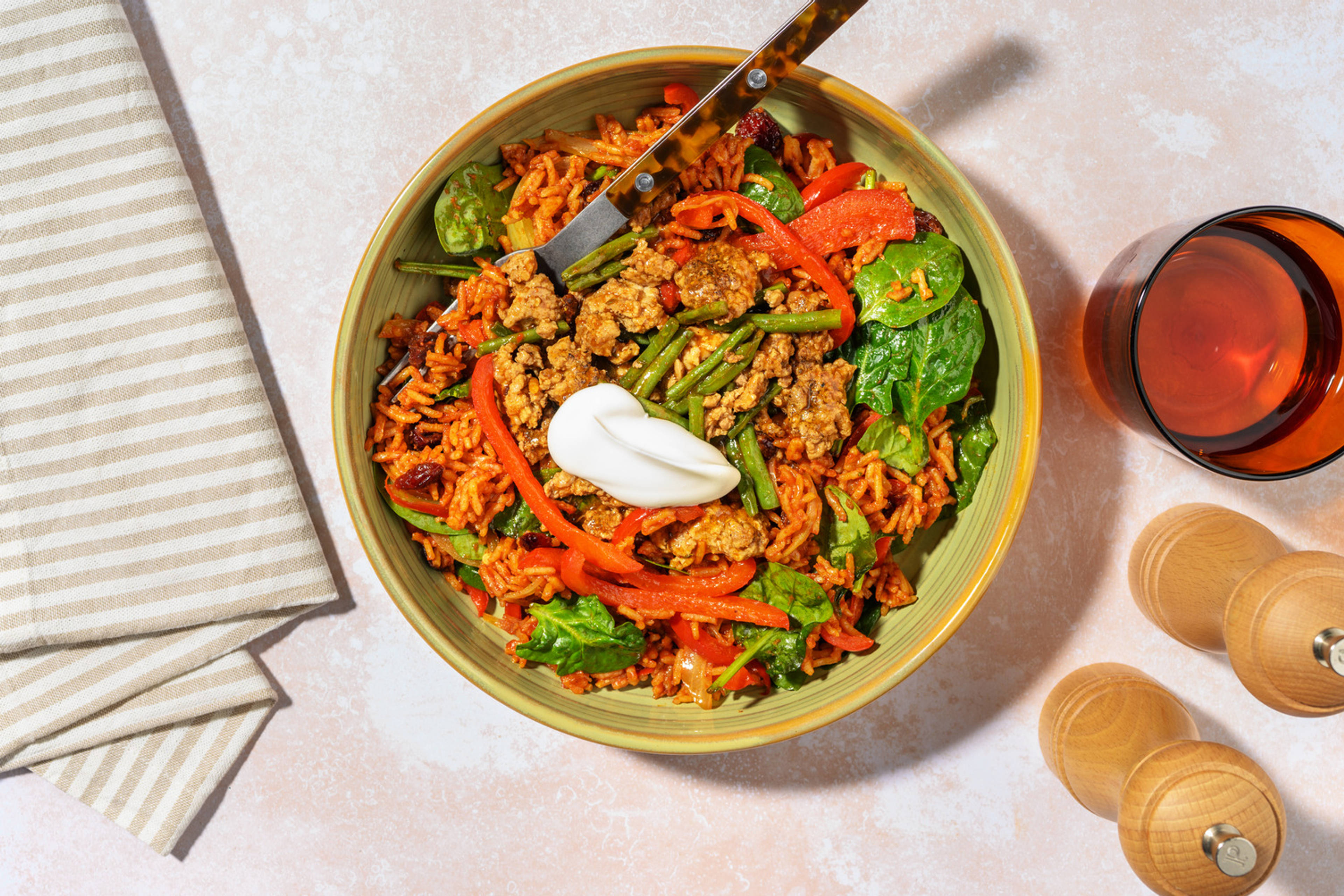 Middle Eastern Beef & Pilaf Rice