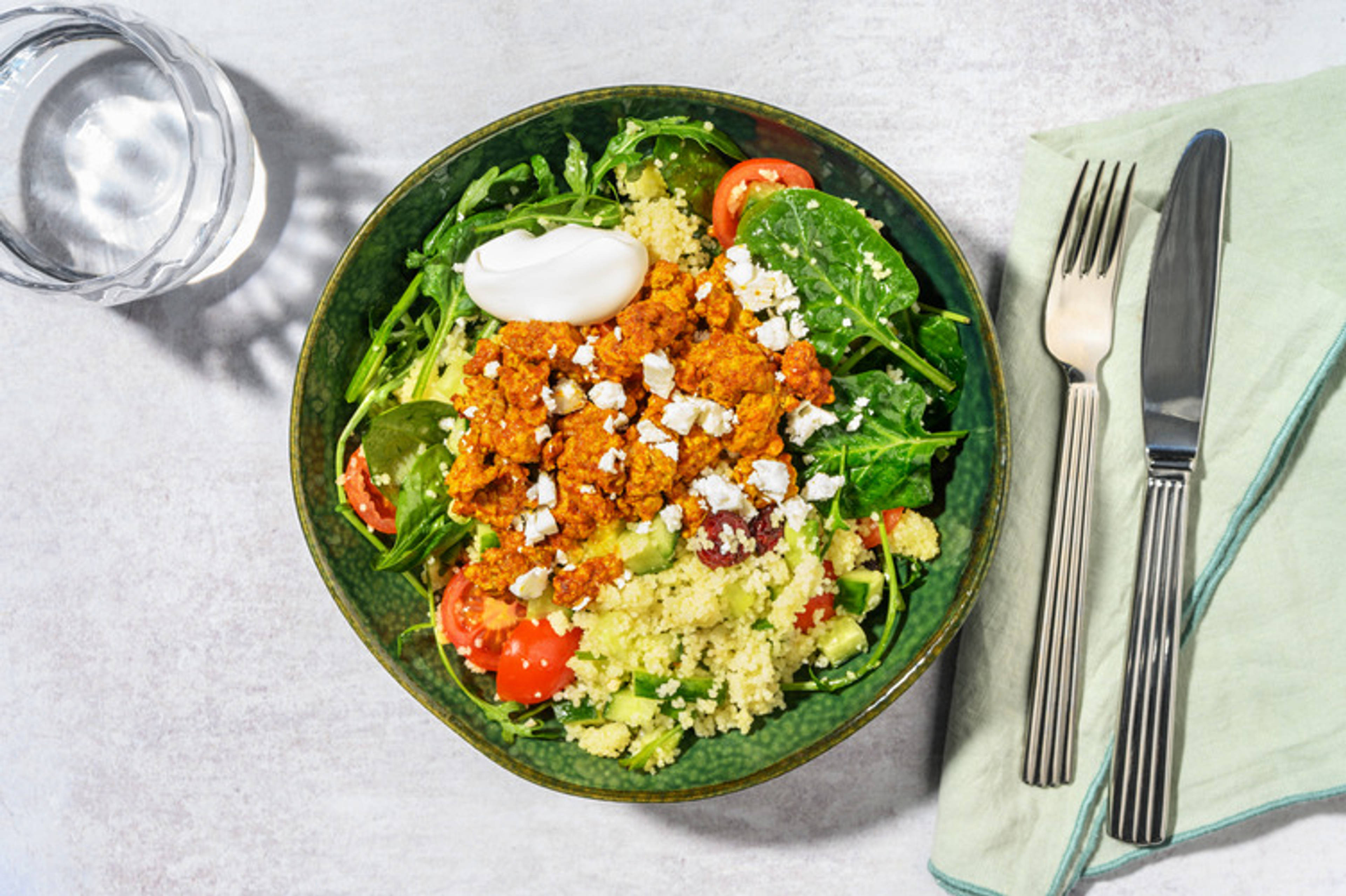 Fast Chermoula Lamb & Jewelled Couscous