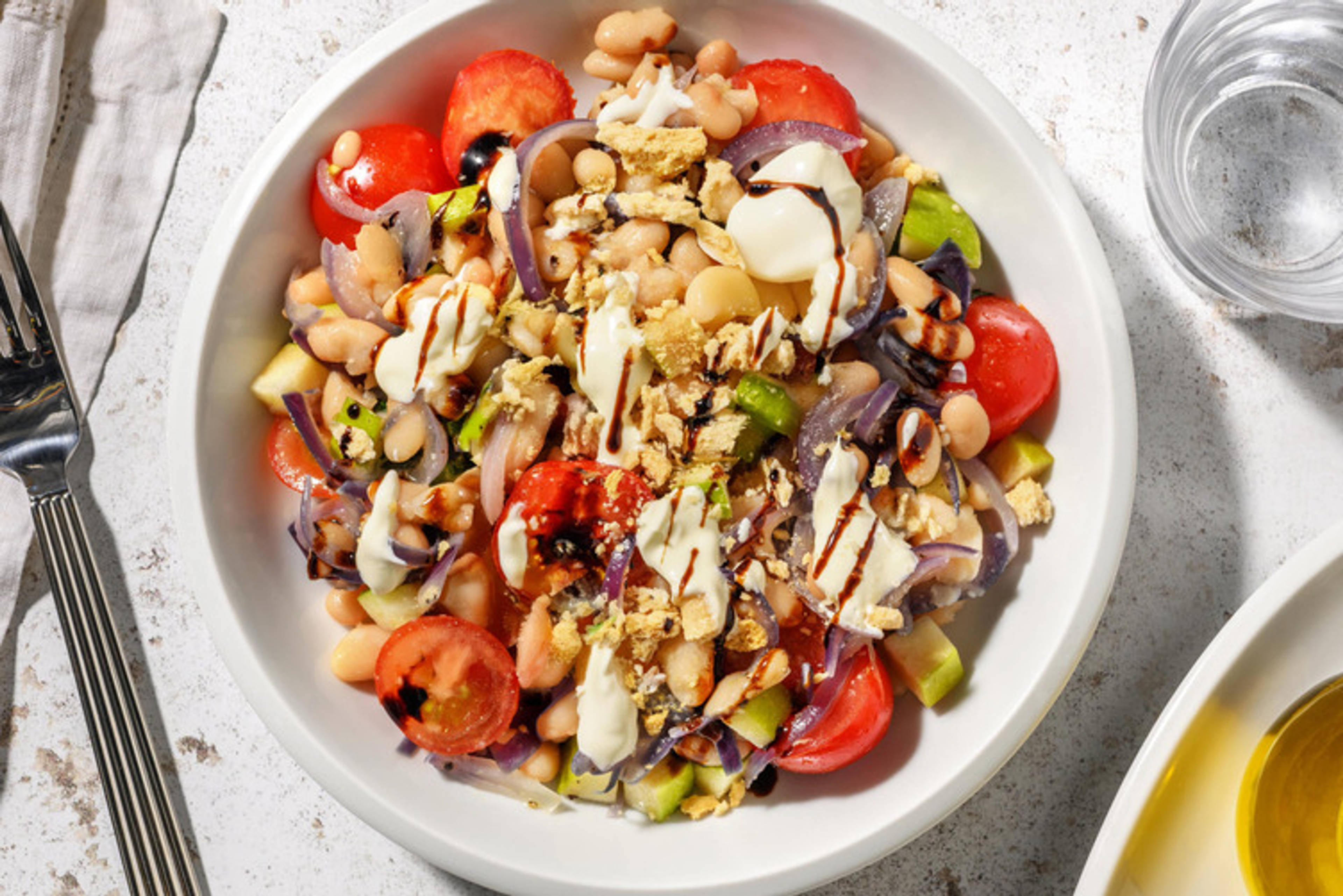 Bontà in vacanza - insalata di cannellini e pomodori