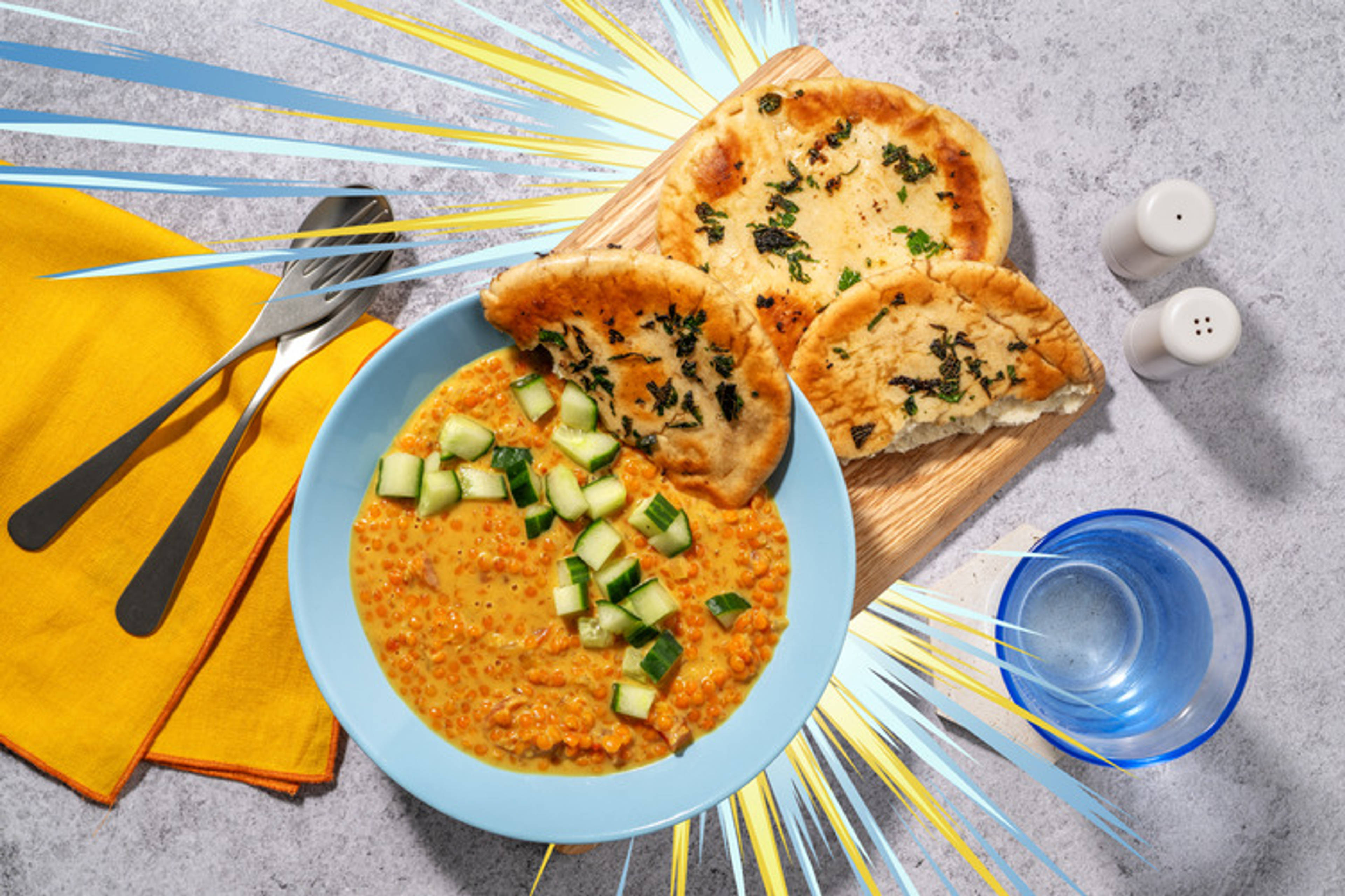 Ildfull linse-dhal