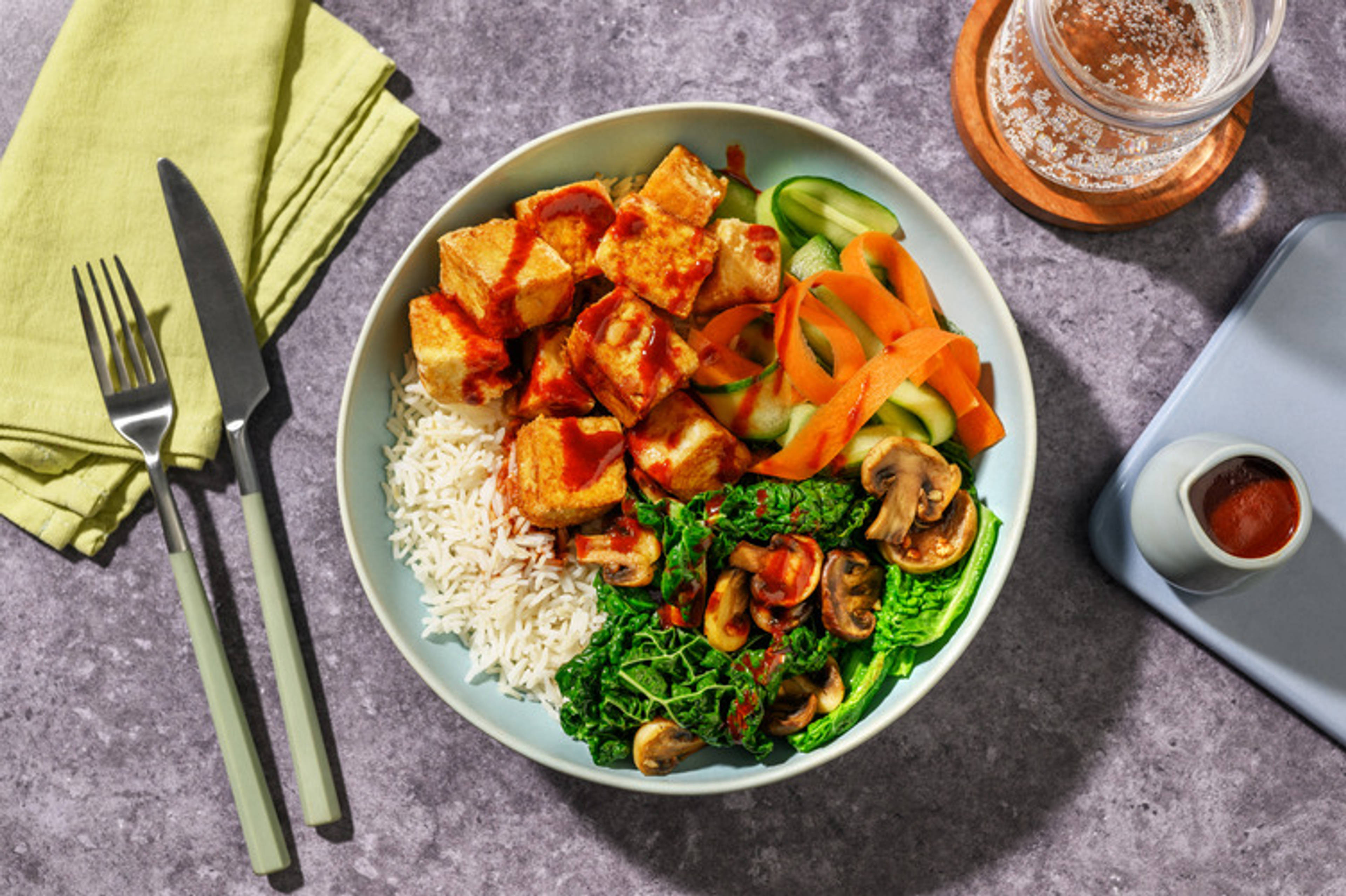 Spicy Tofu Bibimbap