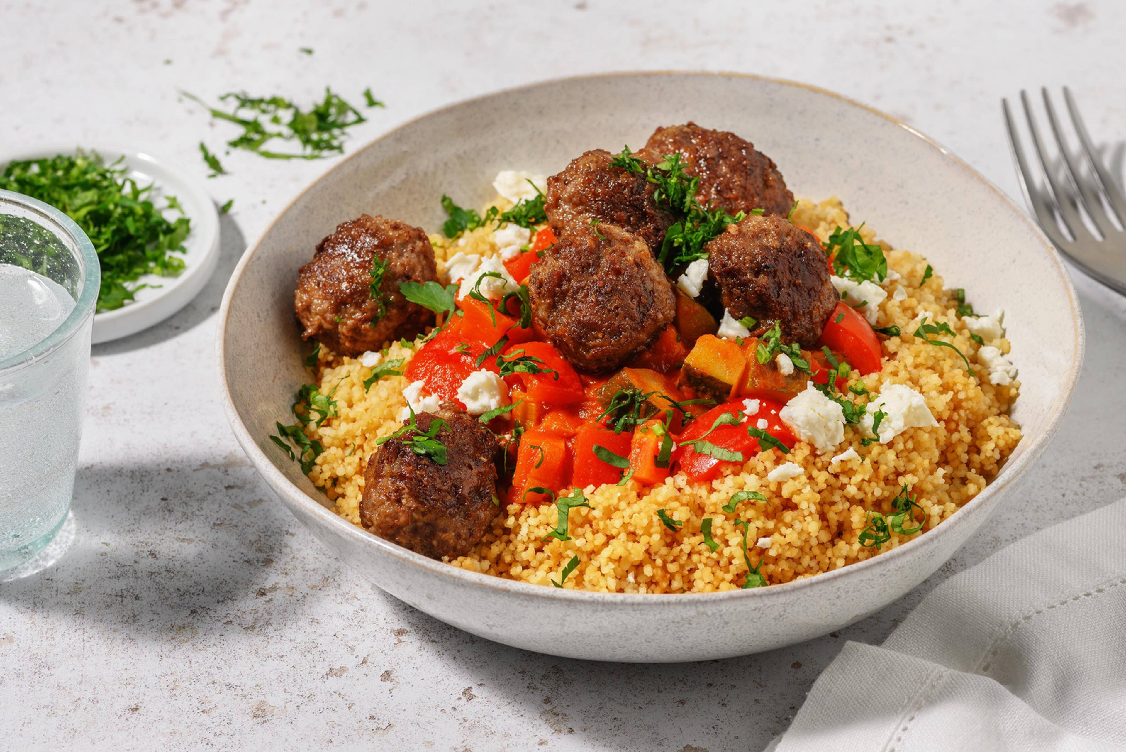 Provençal Venison Meatballs with Greek-Style Cheese