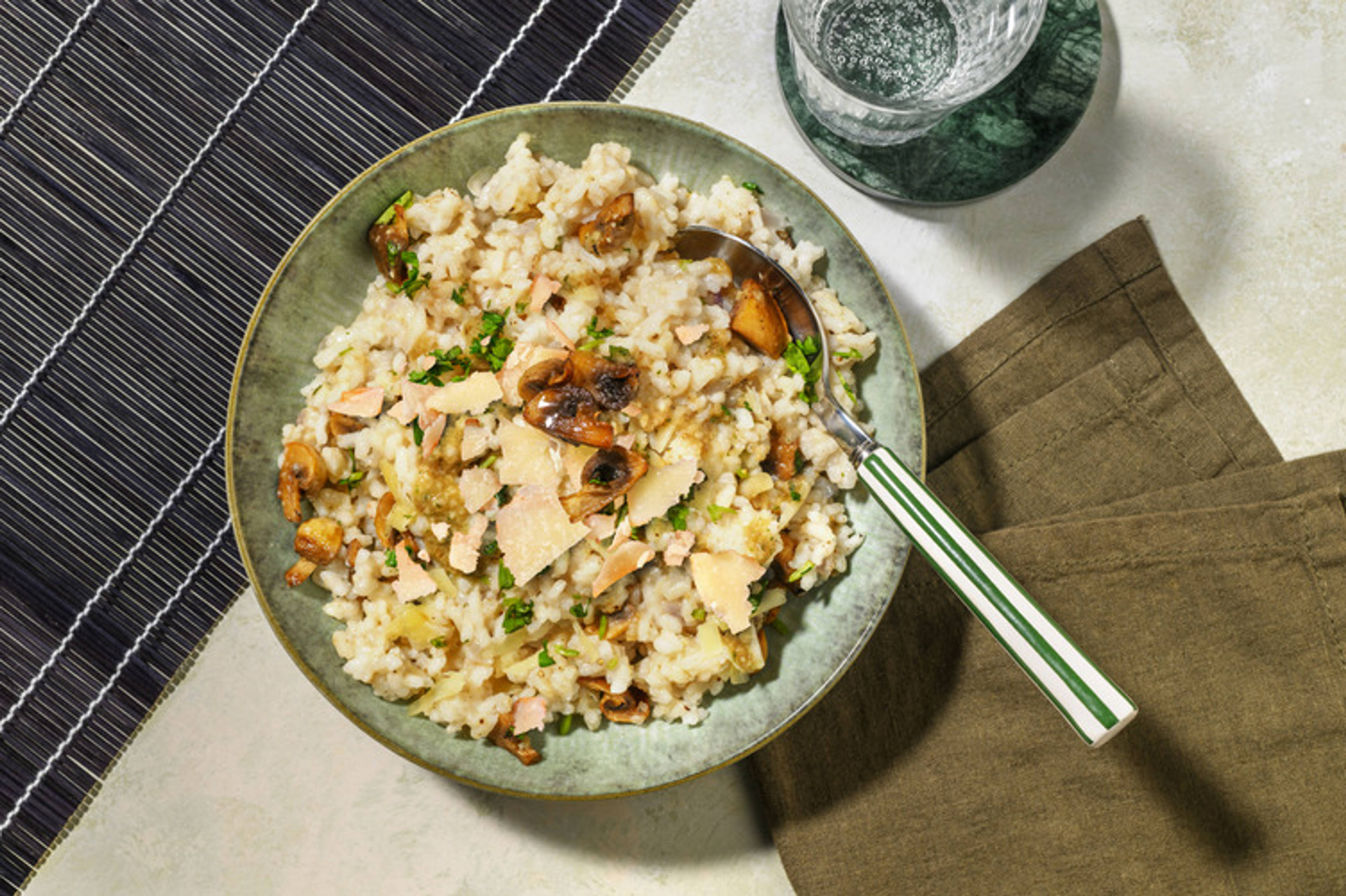 Risotto saveur truffe & champignons