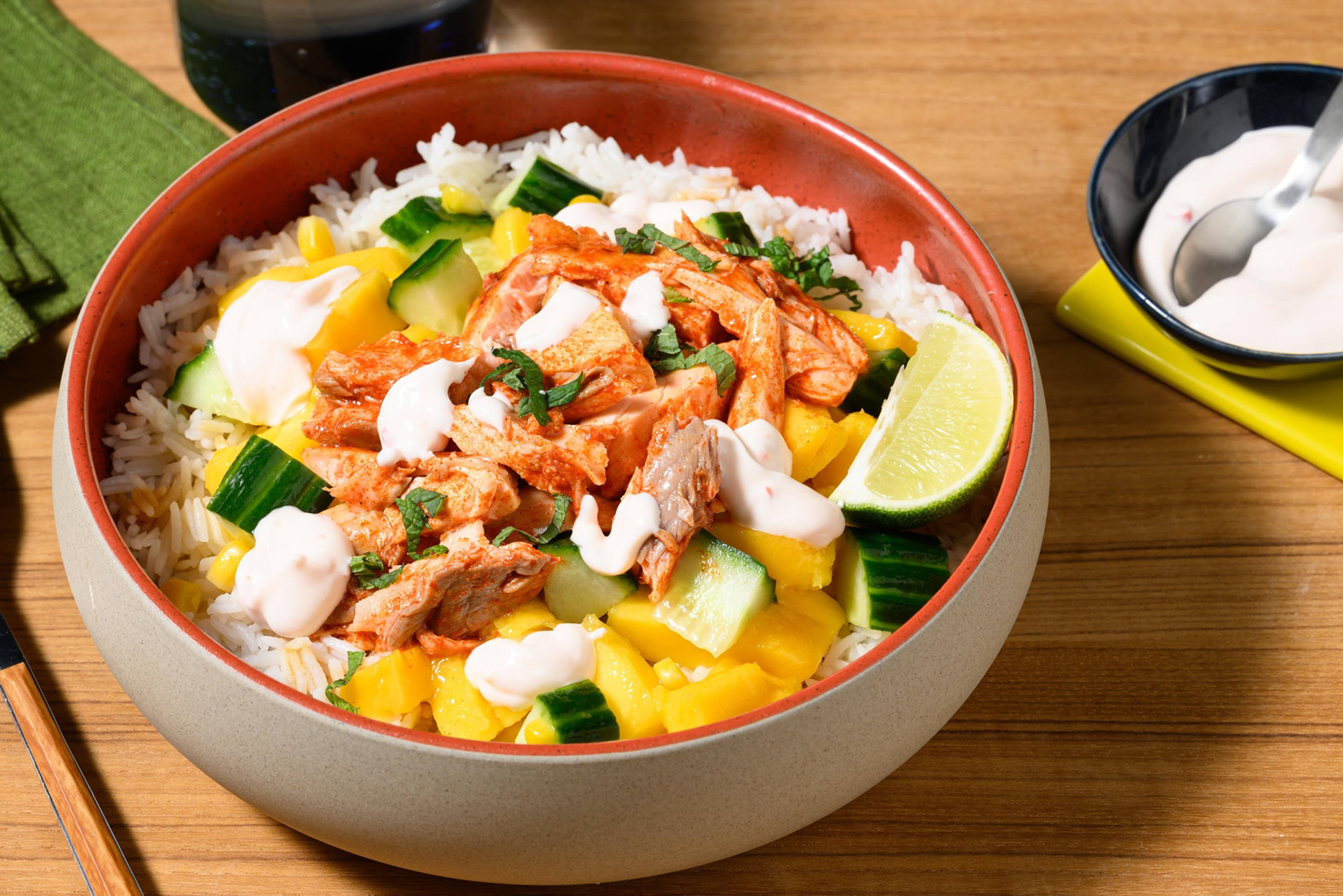 Paddington's Poké Bowl with Salmon