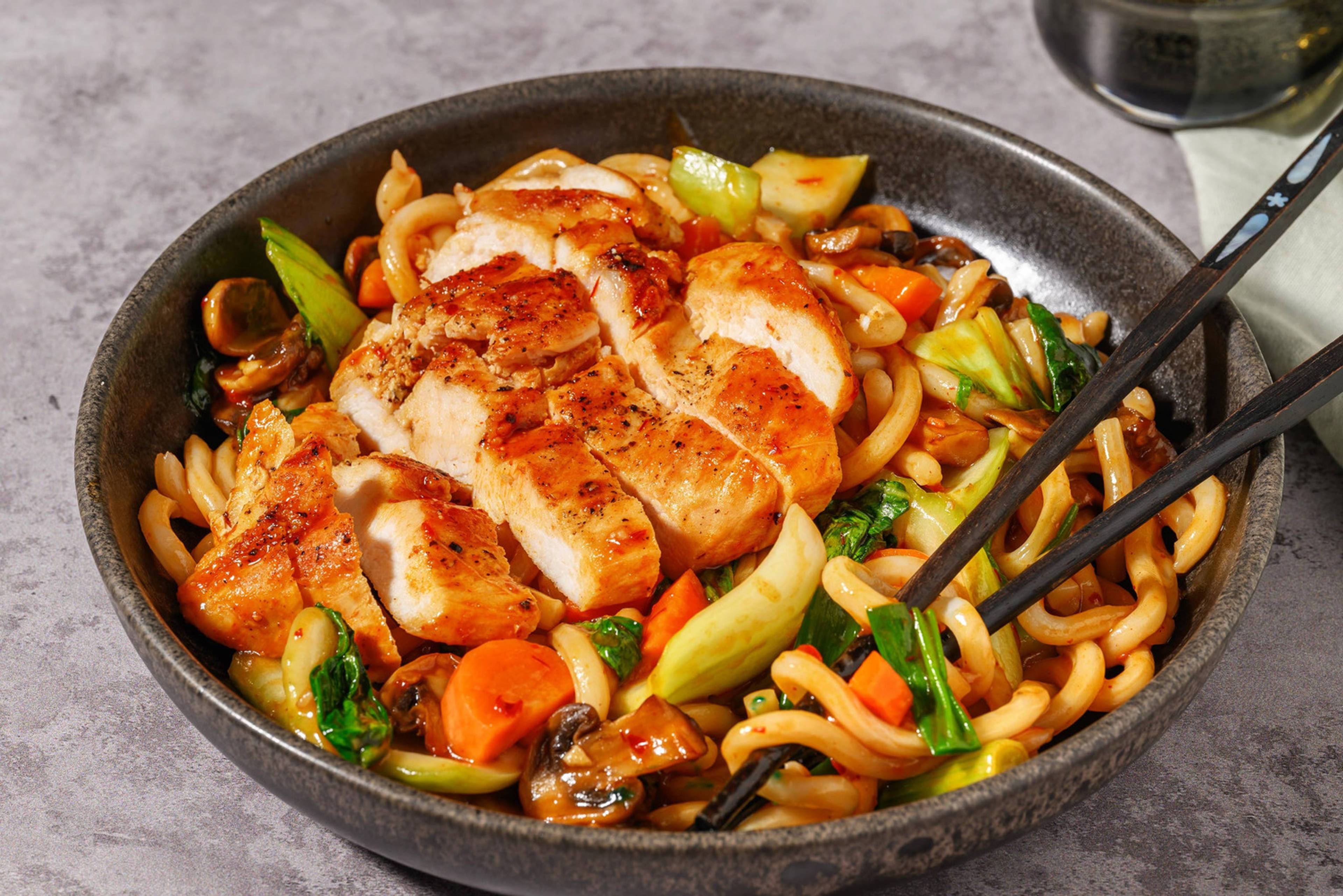 Indonesisches Sambal-Hoisin-Poulet 
