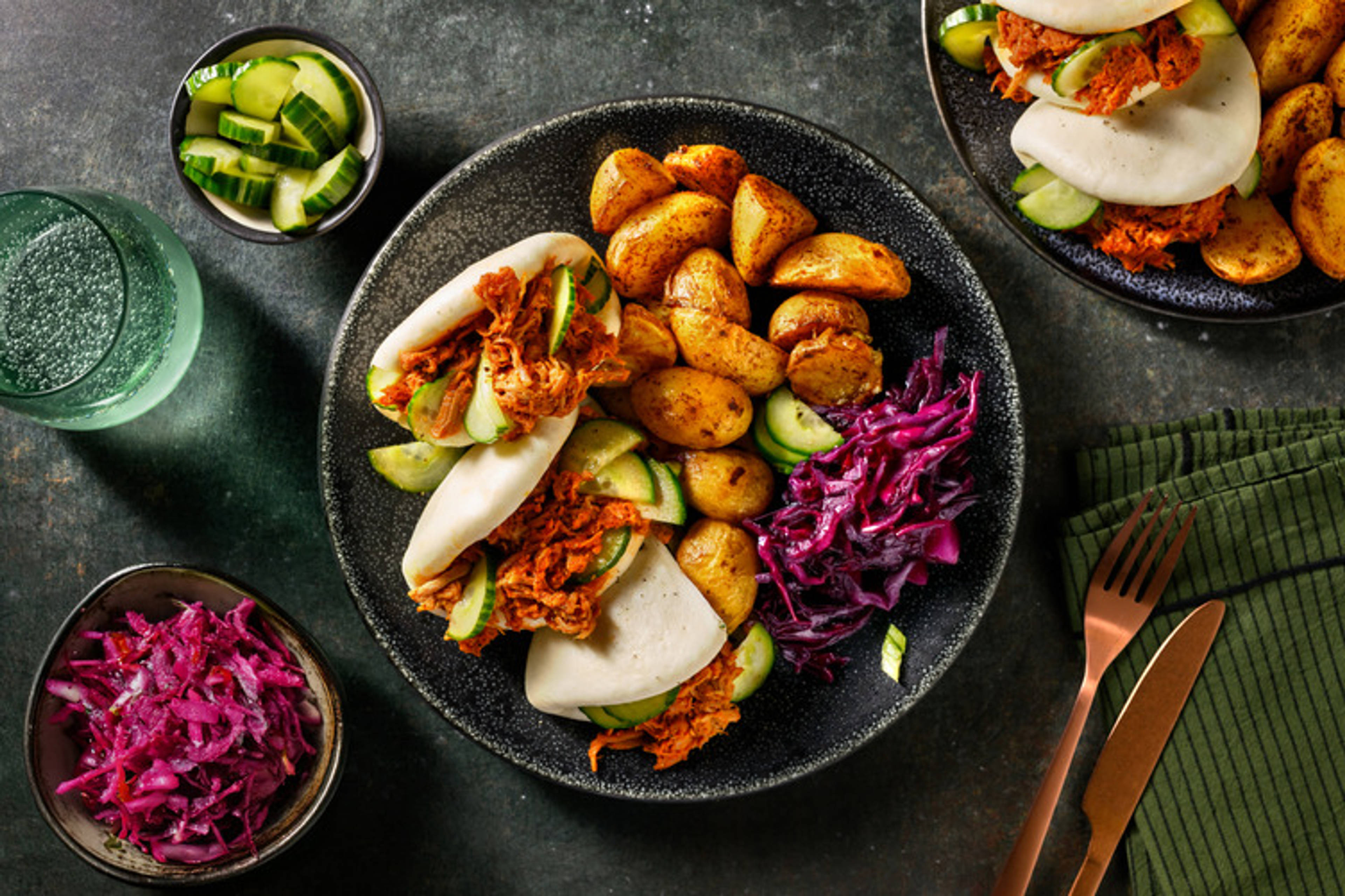 Gochujang Pulled Pork Bao
