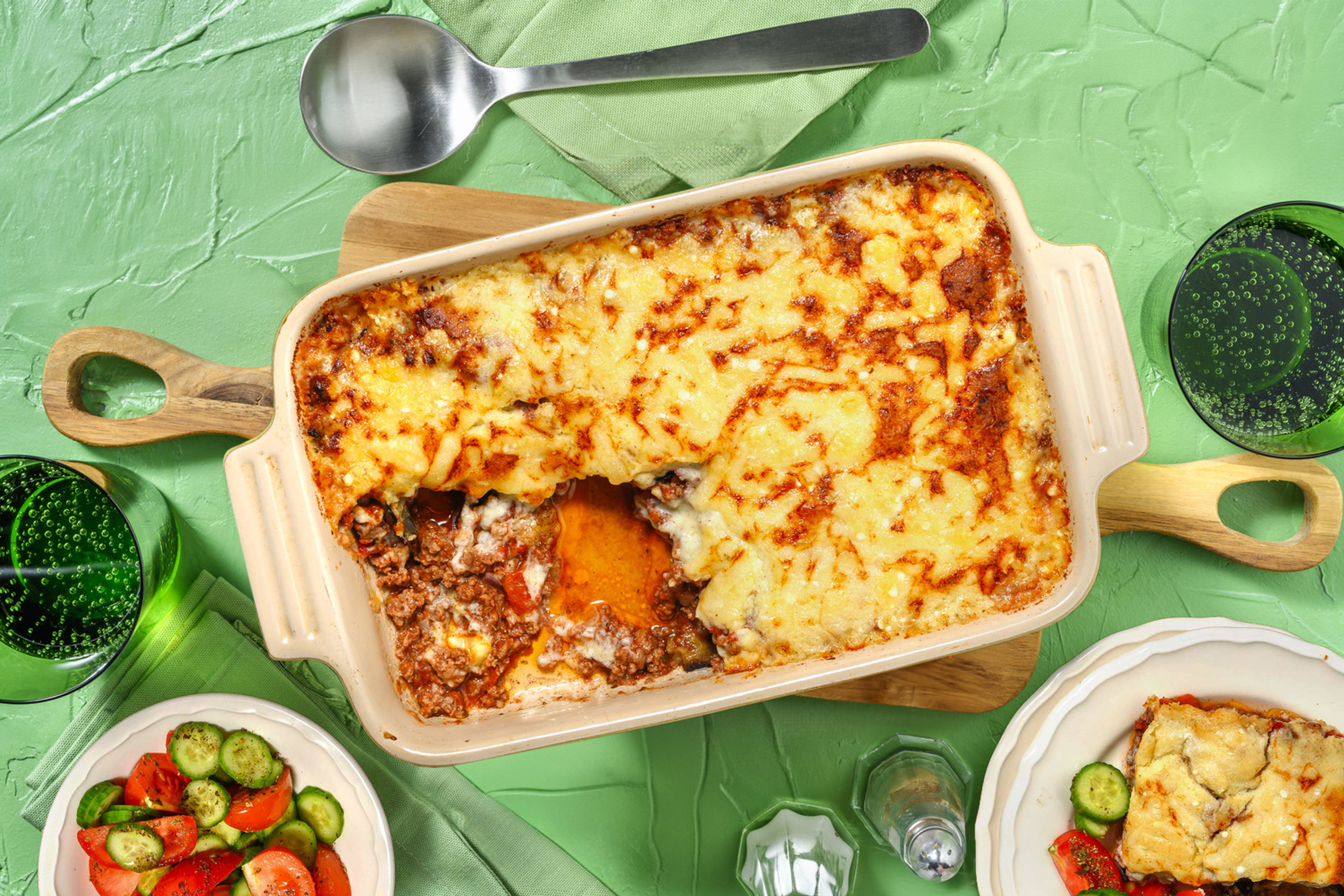 La moussaka au bœuf de yiayia Eleni
