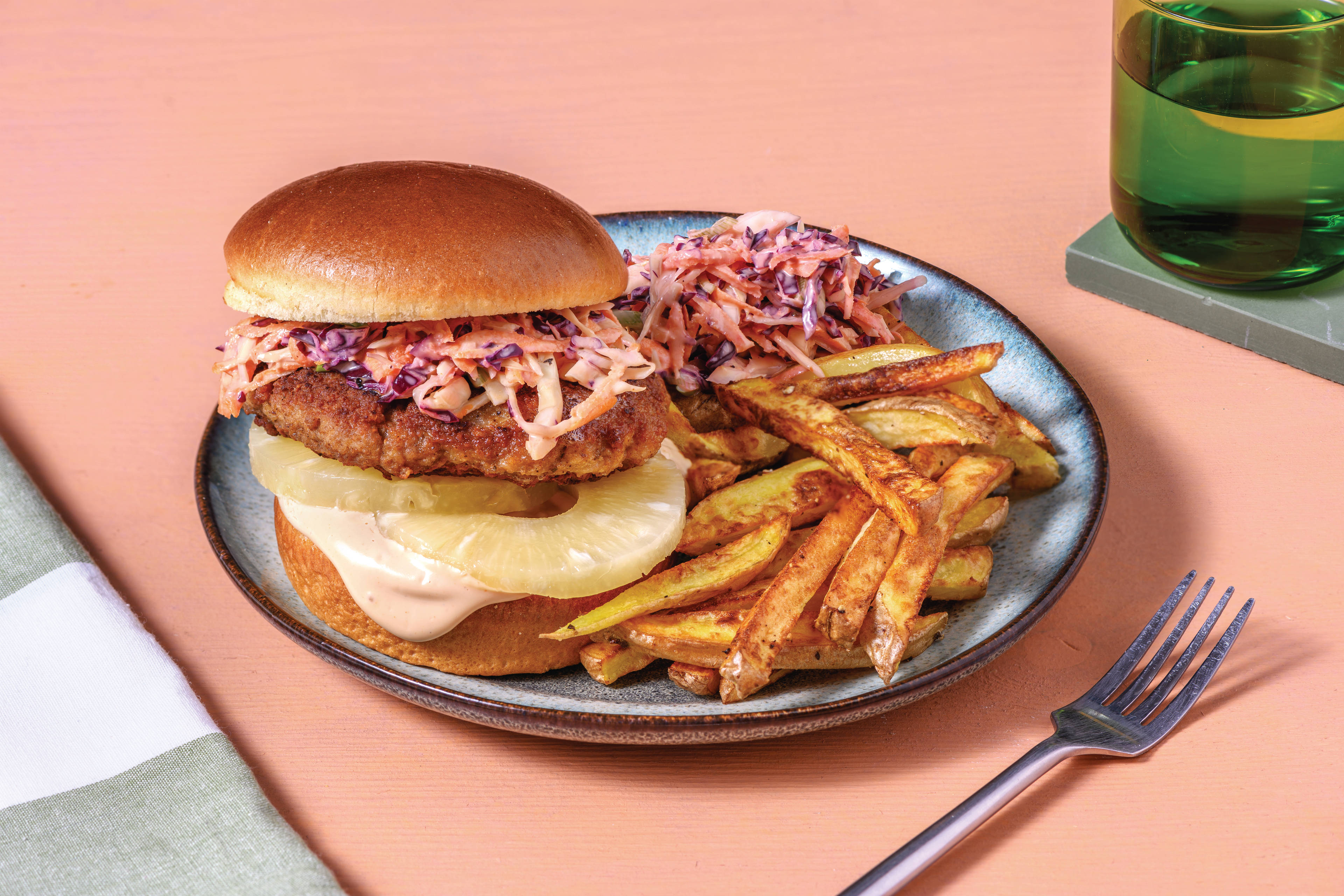 Quick American Pork Burger