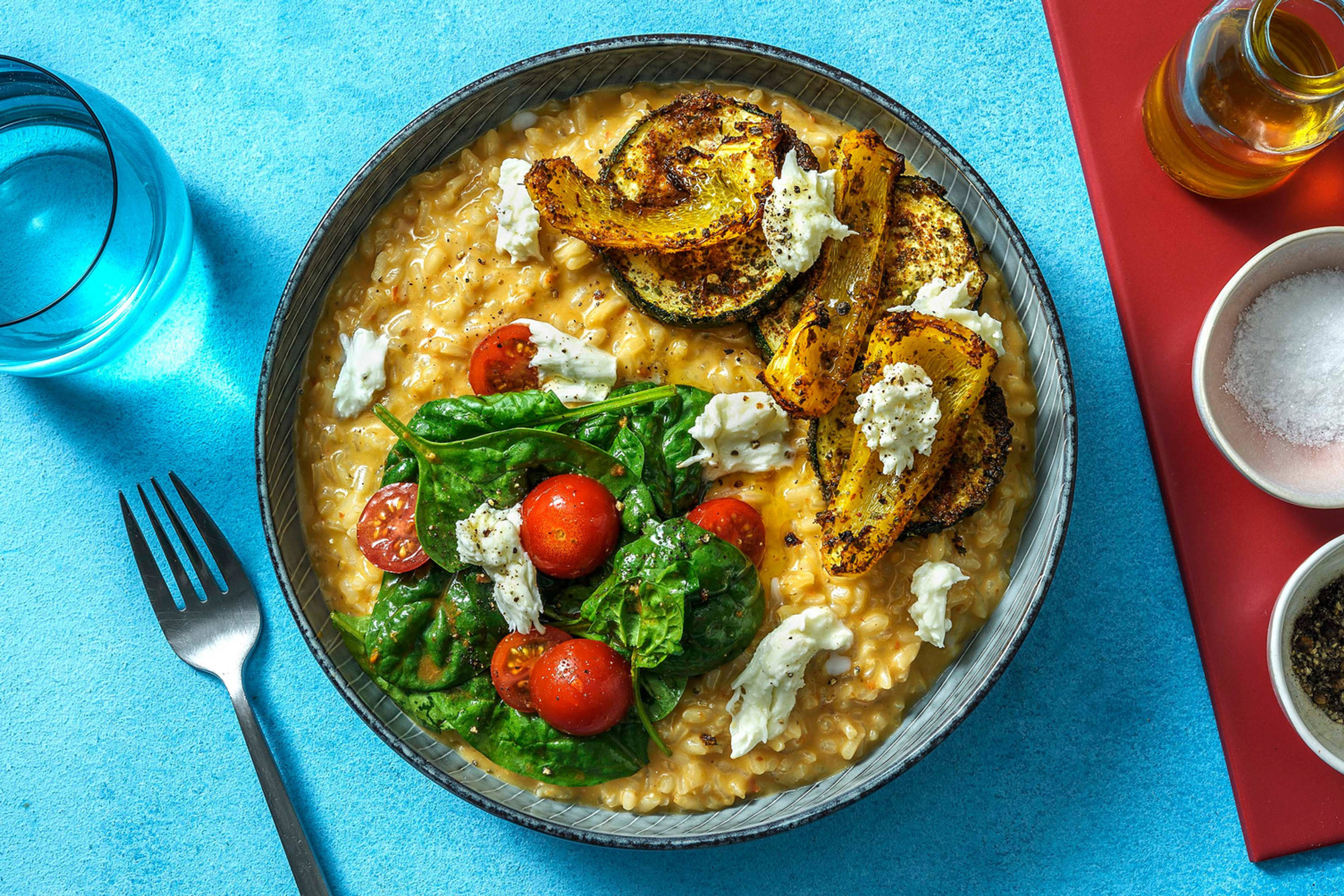 Antipasti Bowl mit Mozarella