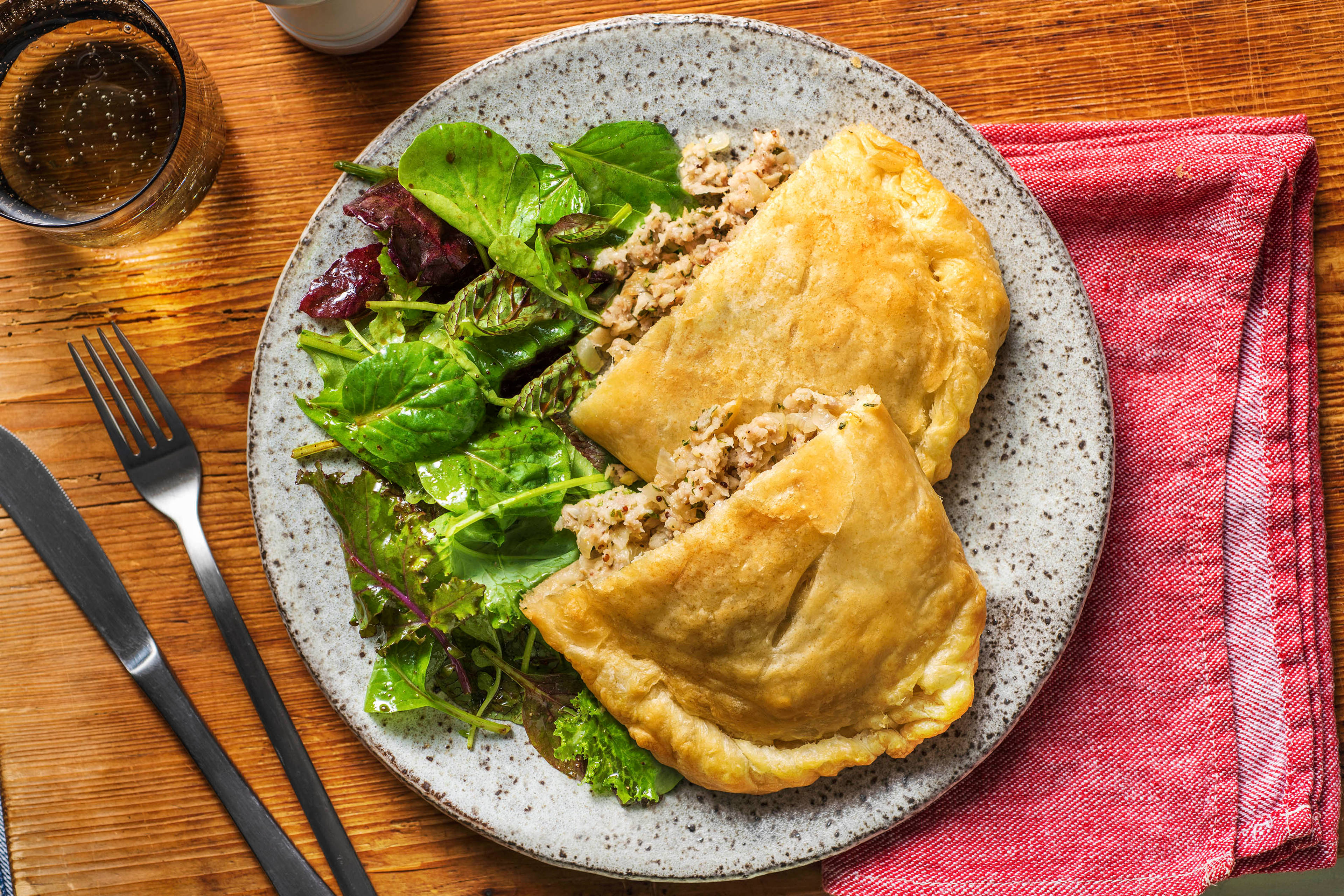Apple, Sausage & Cheese Pasty