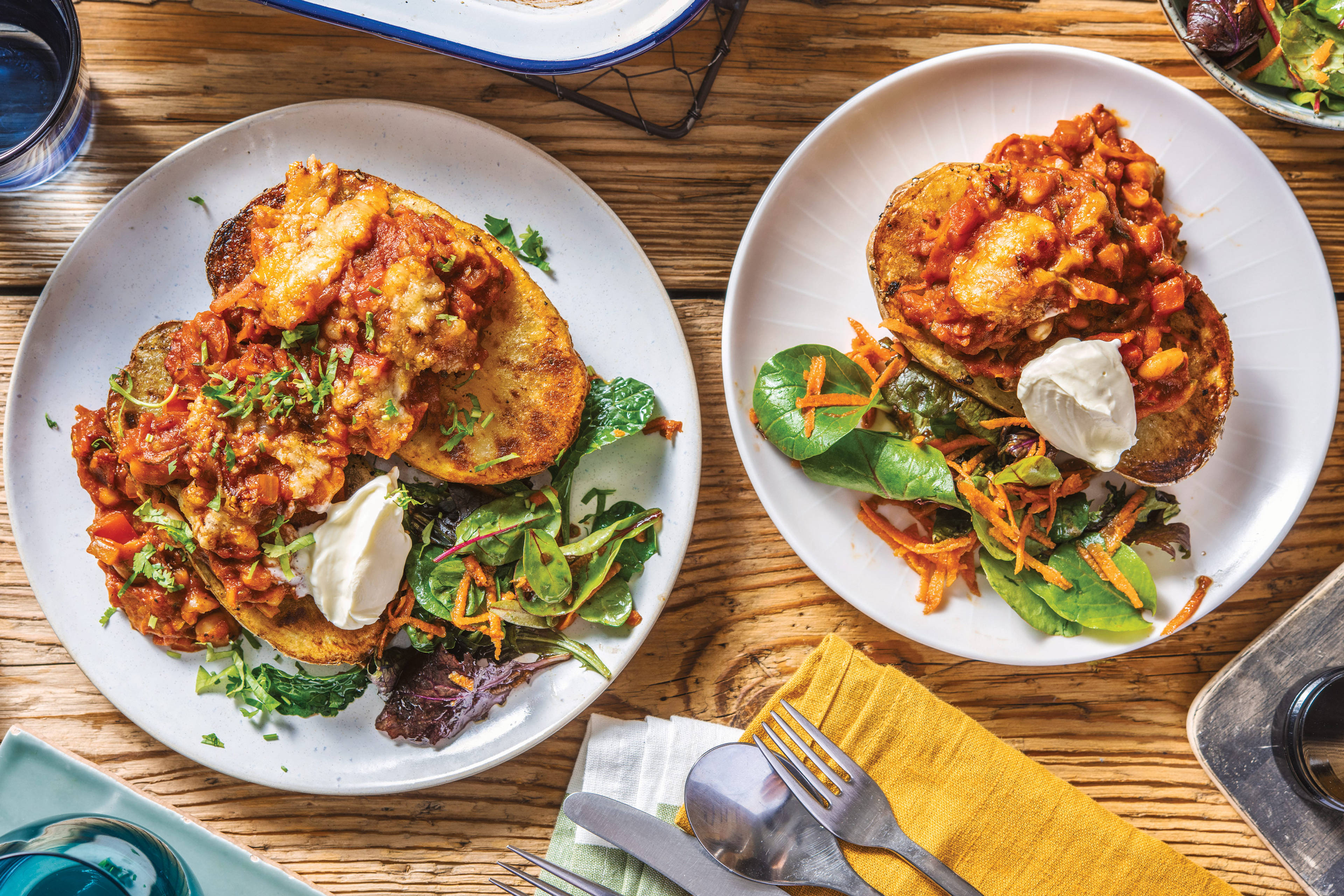 Bacon & Baked Bean Jacket Potatoes