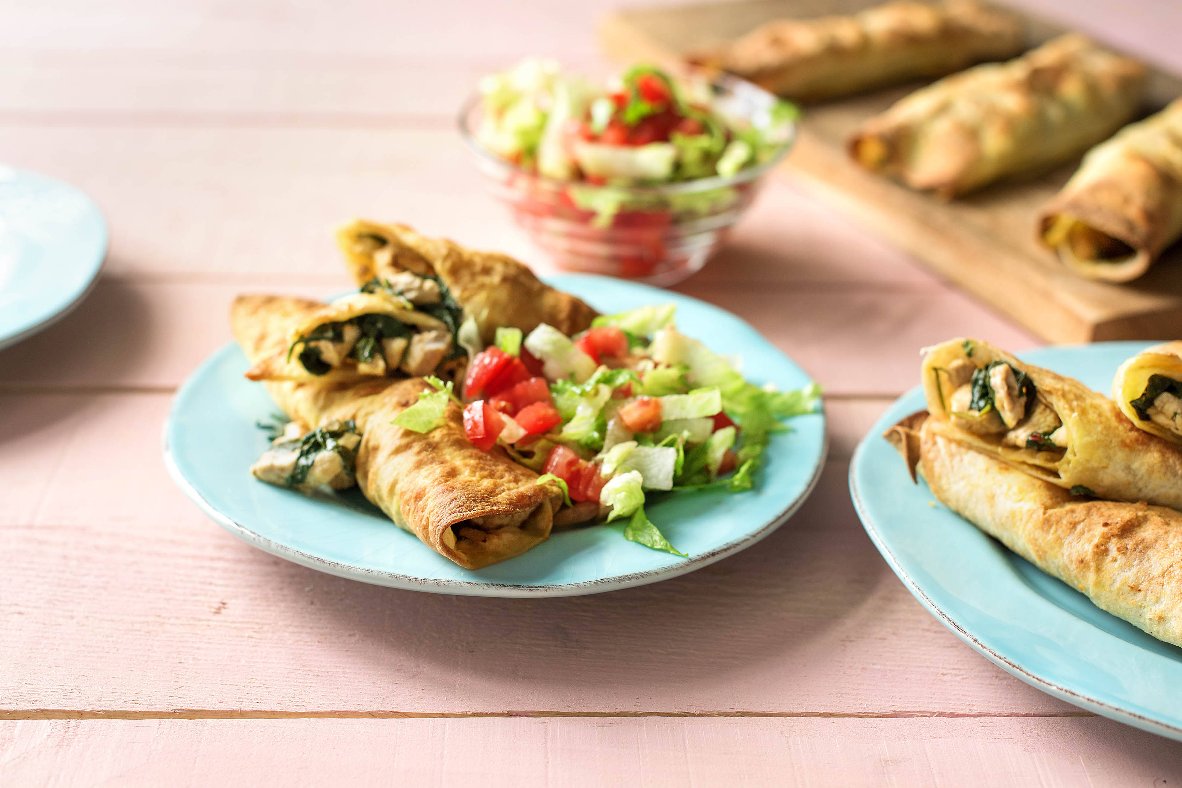 Baked Cheesy Chicken Taquito