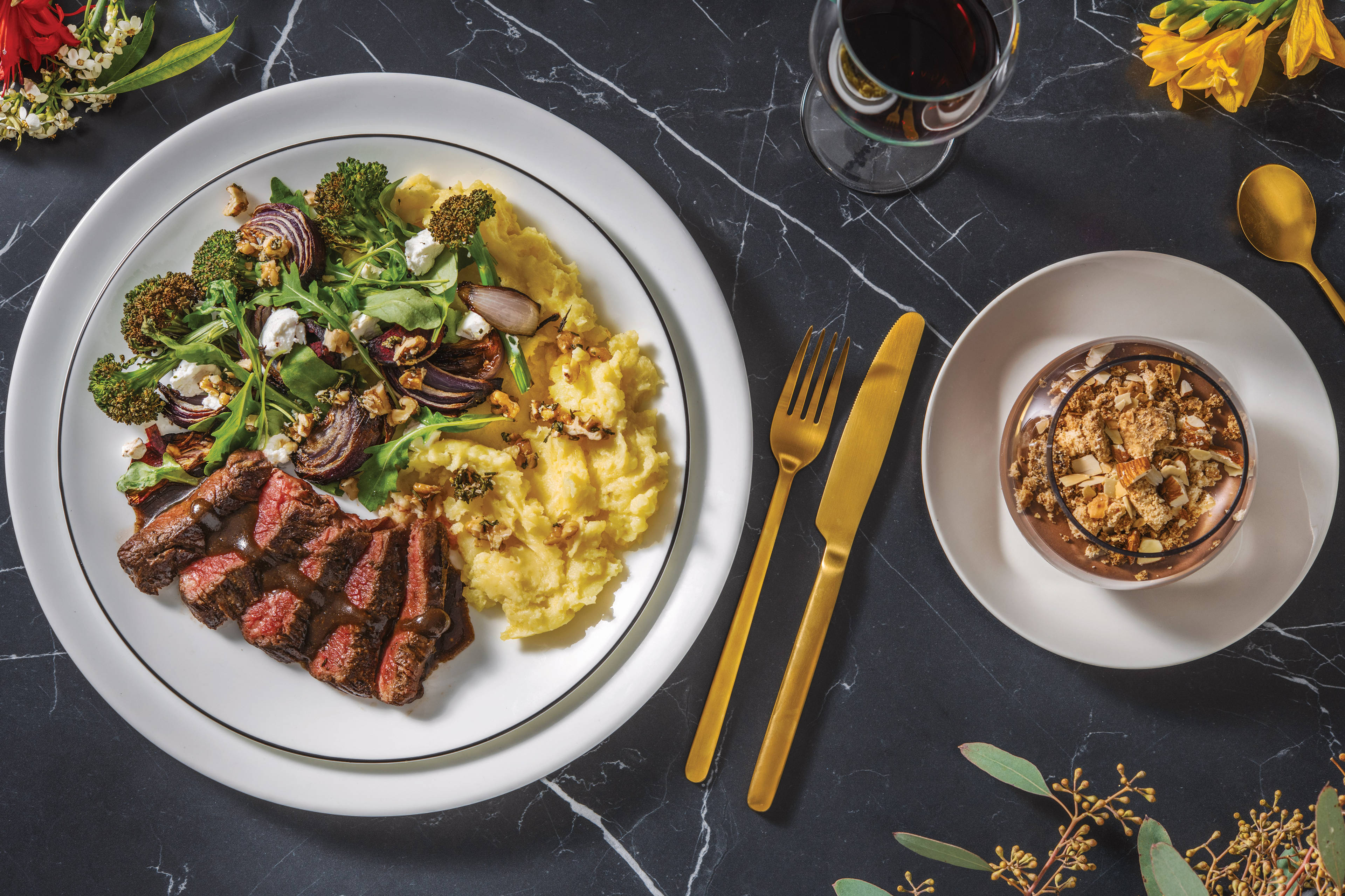 Balsamic-Glazed Venison Steak & Beetroot Toss for Dinner