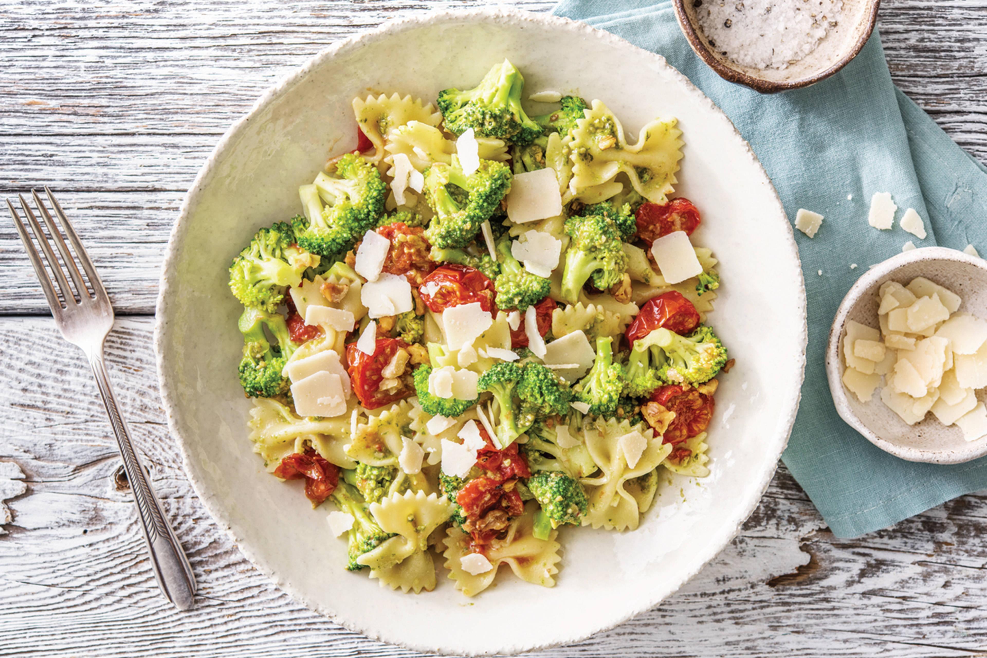 Speedy Pesto & Broccoli Farfalle