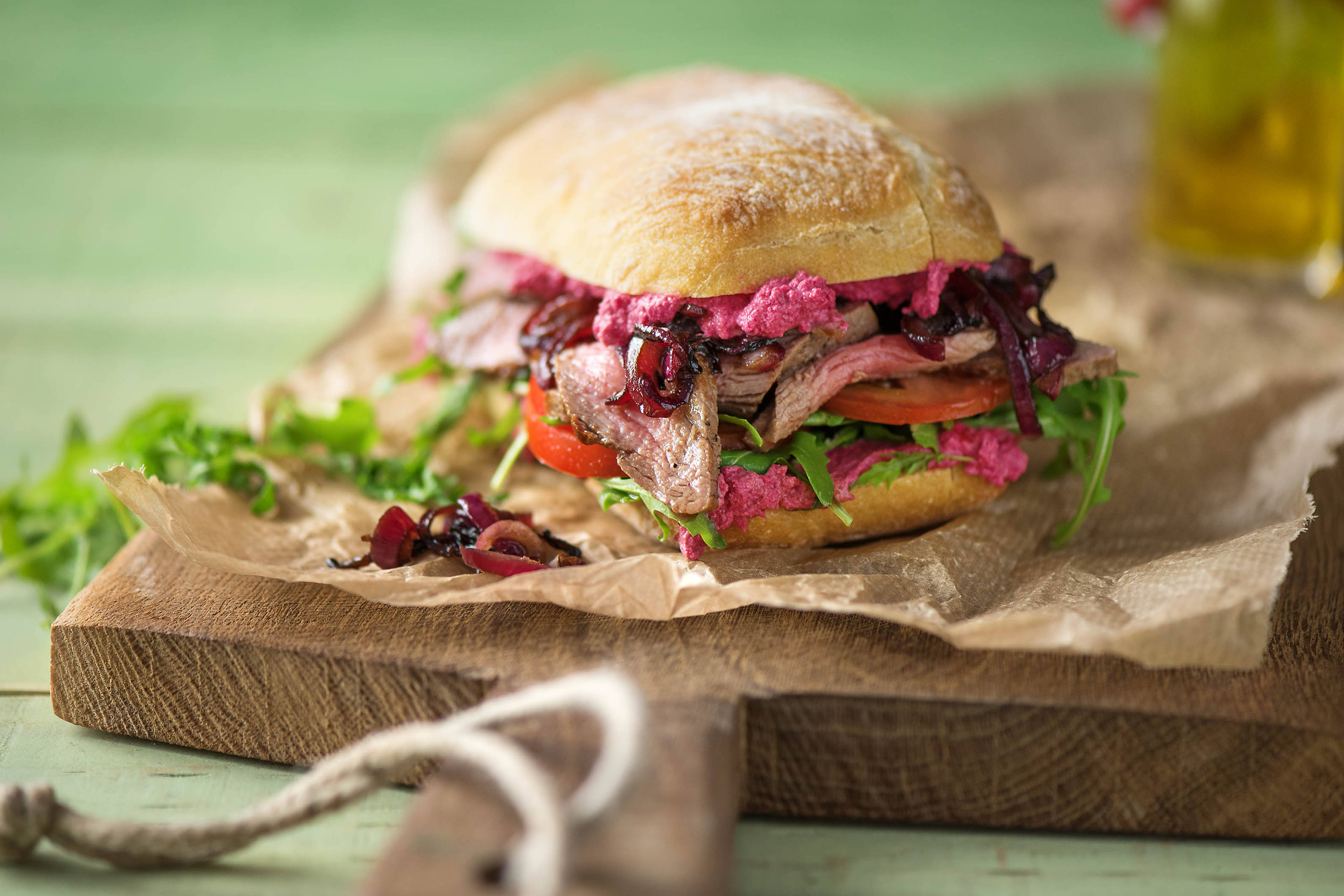 Beef Ciabatta Burger