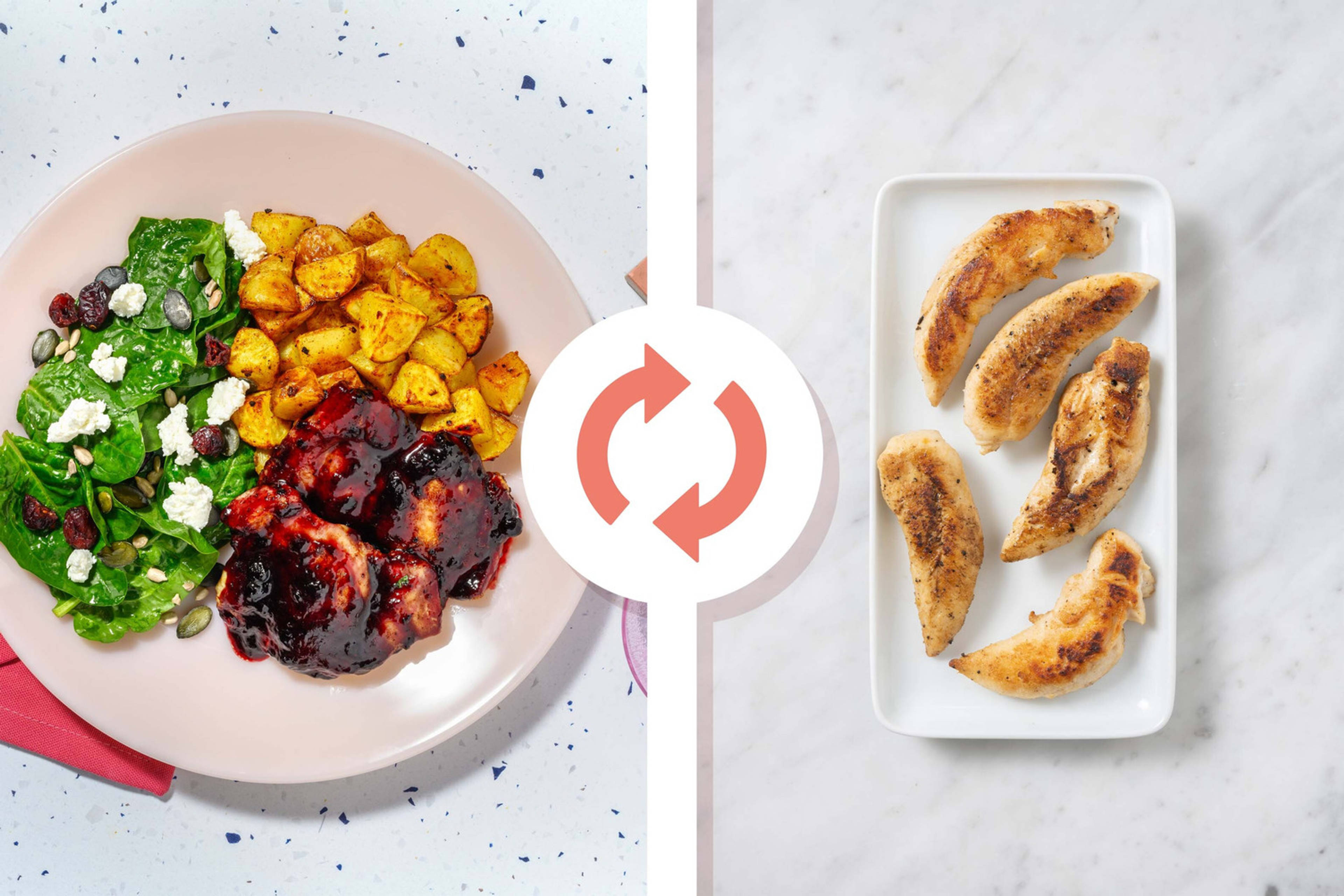 Blueberry-BBQ Chicken Tenders