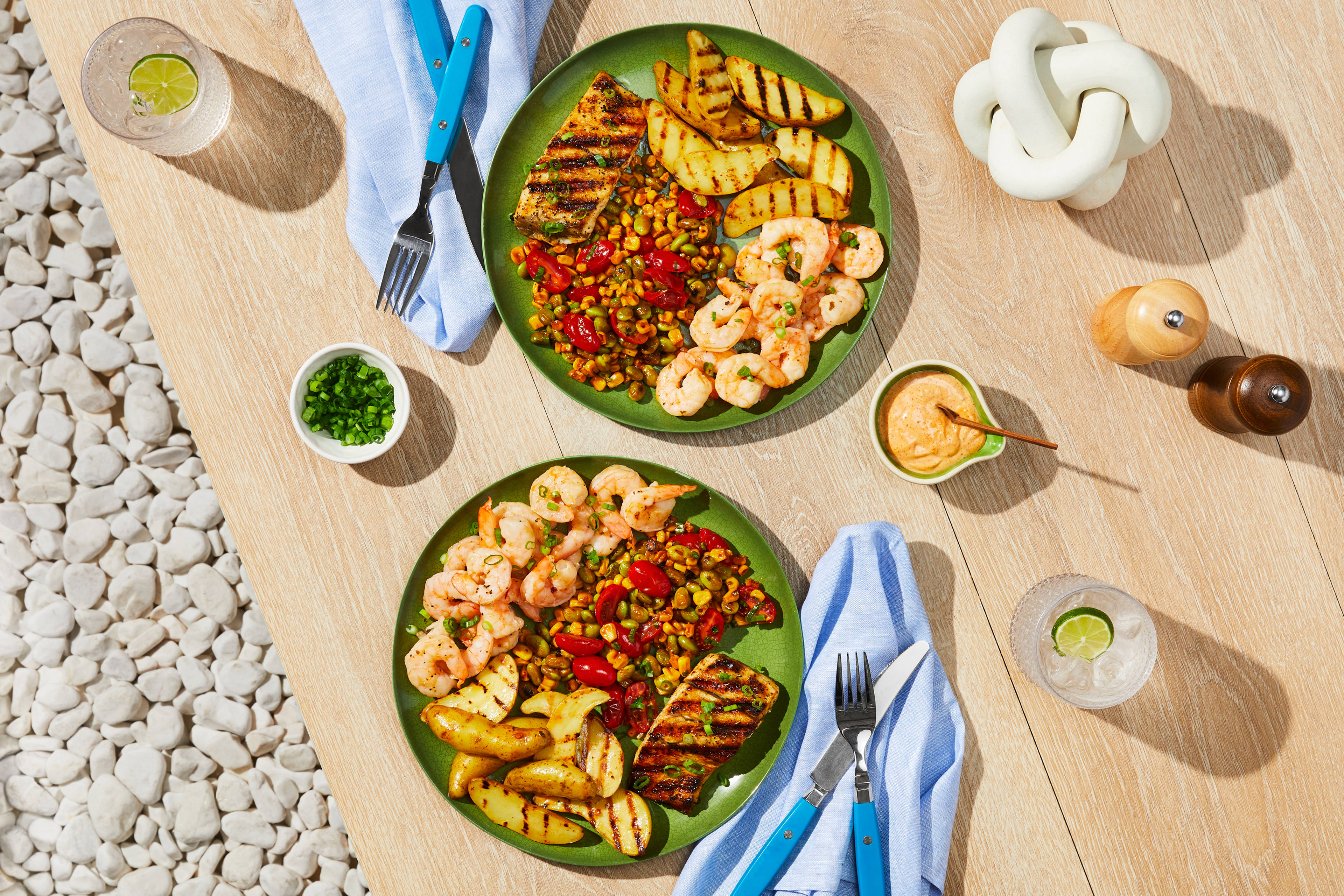 Cajun Barramundi & Garlic Shrimp