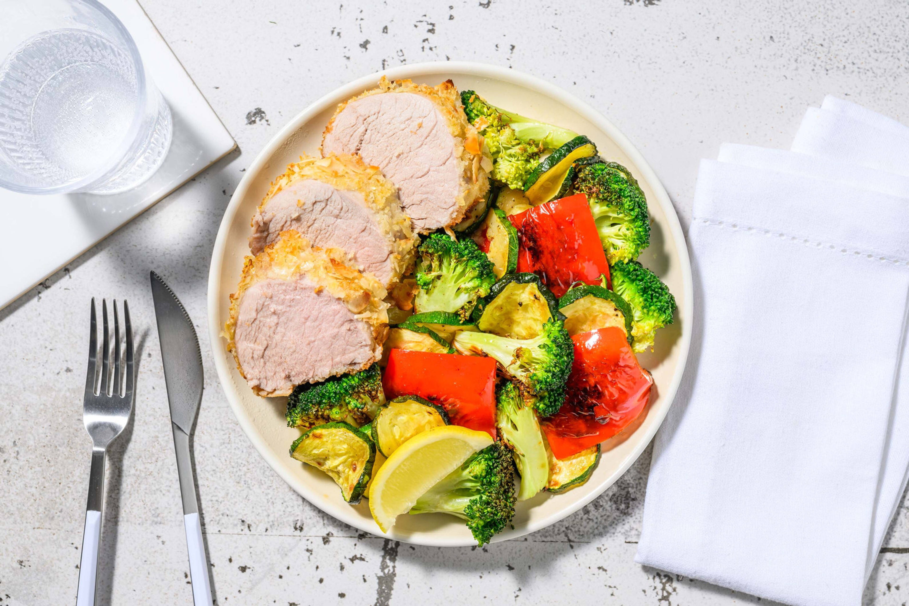 Cal Smart Nut Crusted Pork Chops