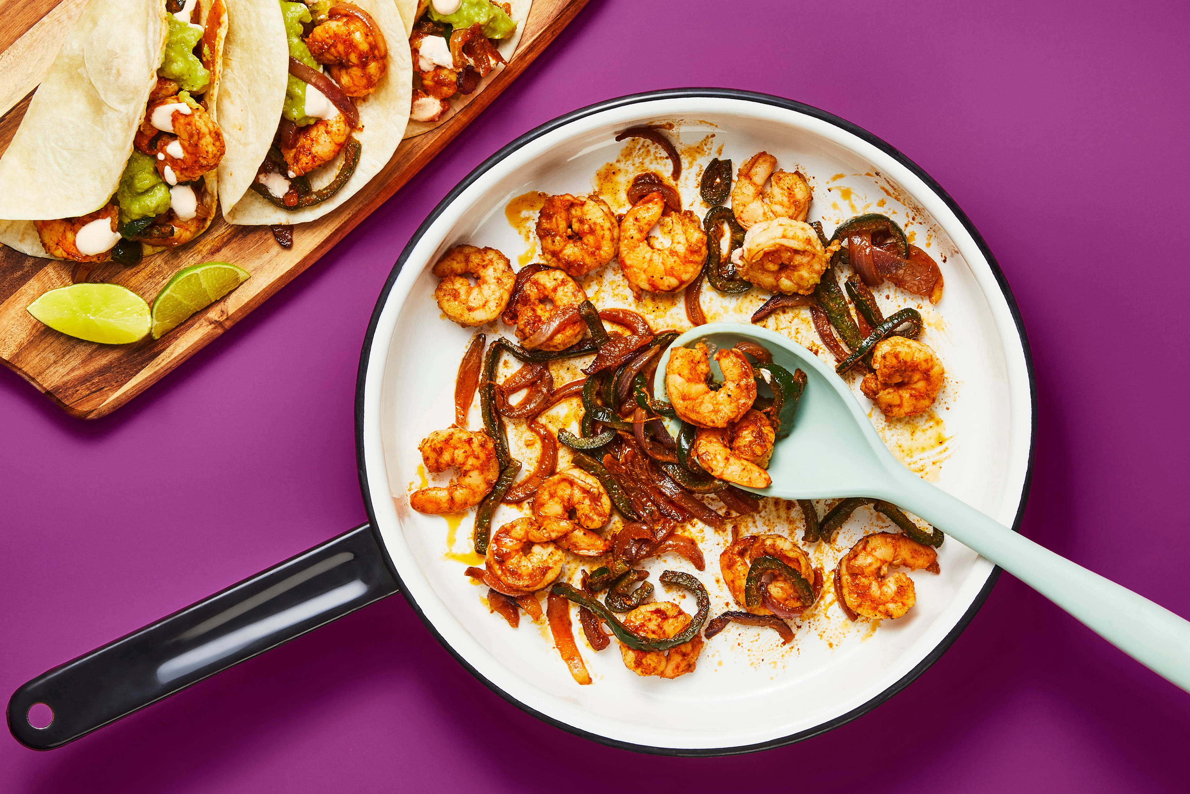 Cantina Shrimp Fajitas