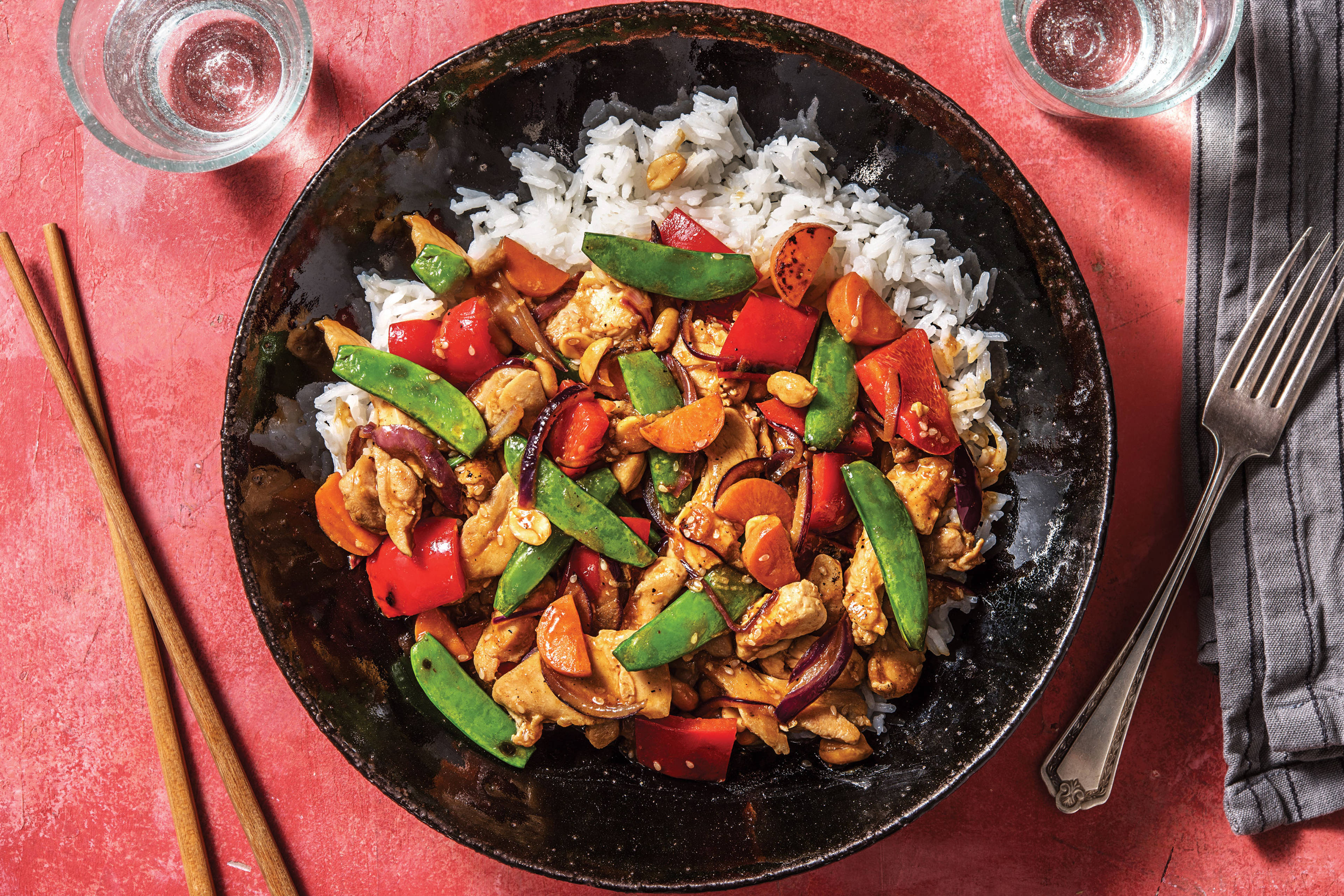Sesame Ginger Chicken Stir-Fry