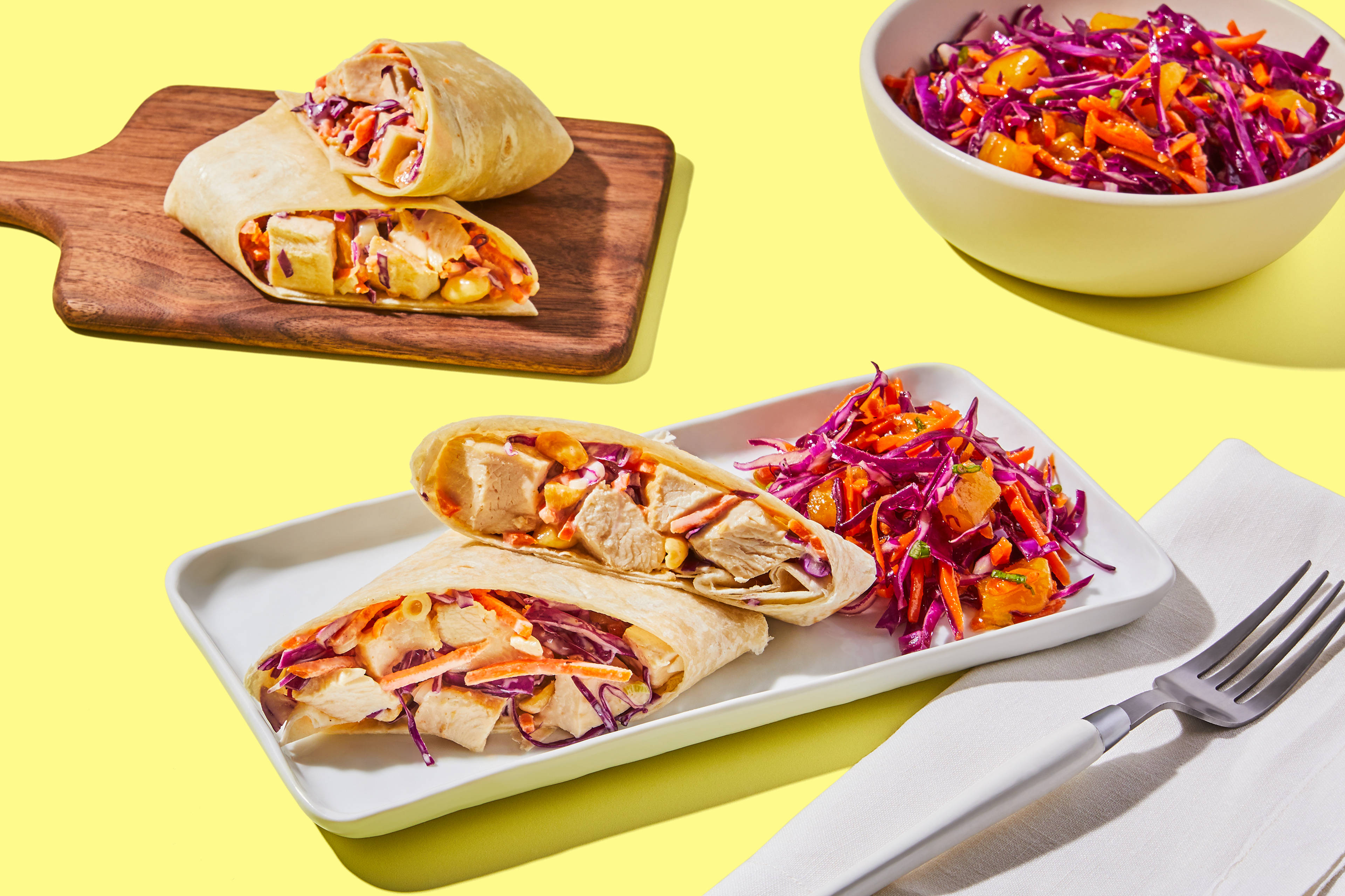 Chinese-Style Chicken Wraps