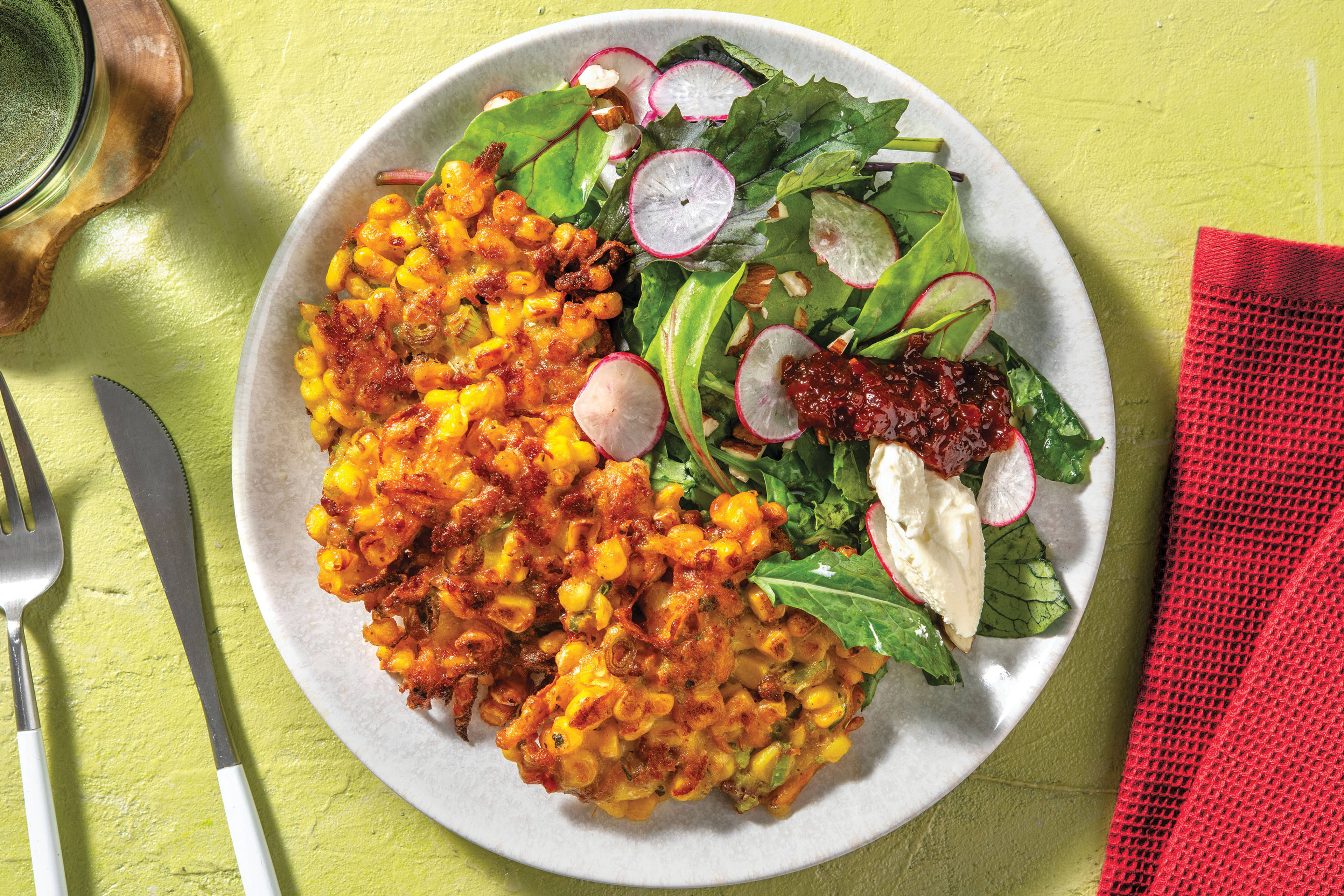 Crackin' Christmas Corn & Bacon Fritters