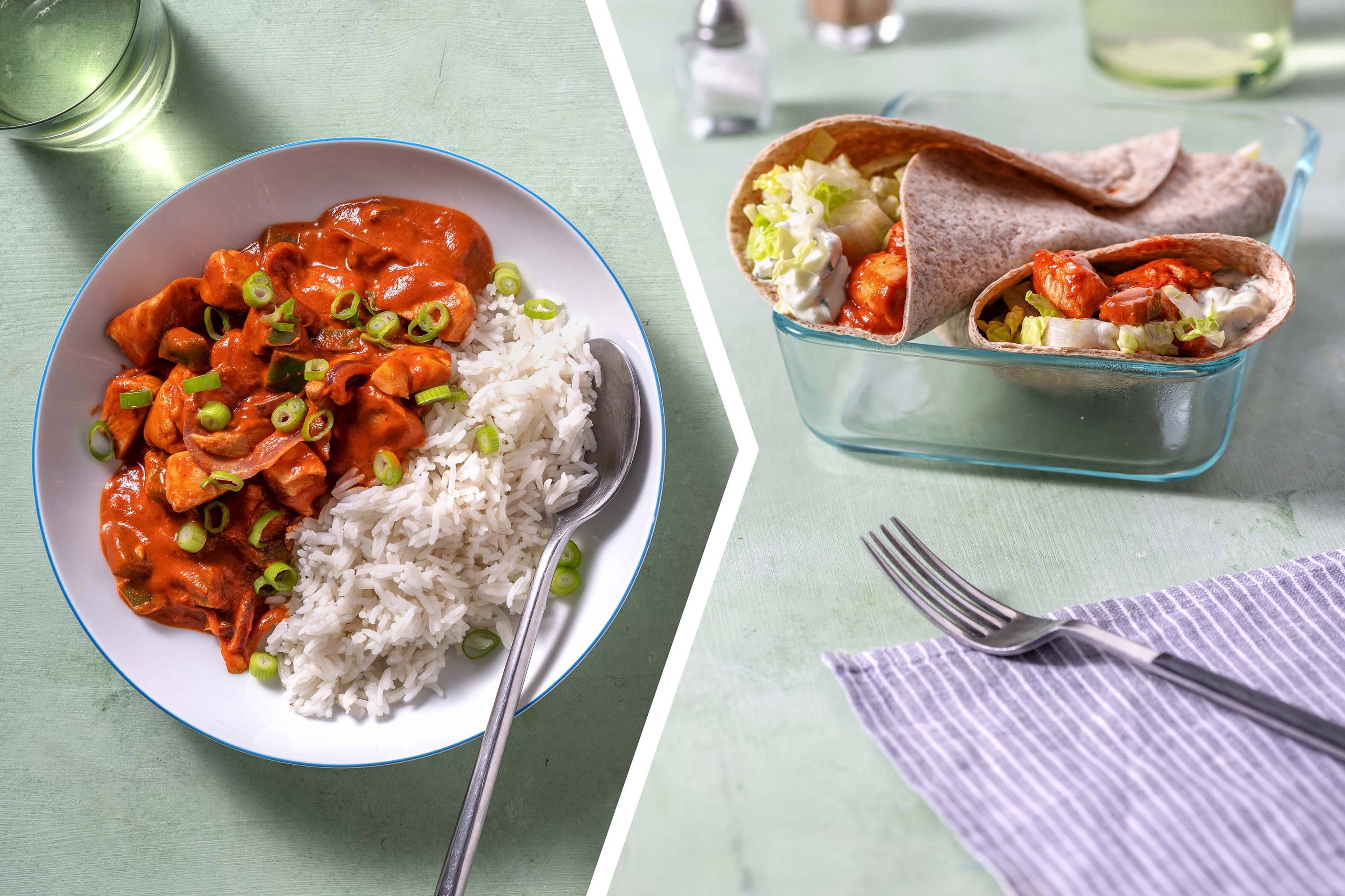 Creamy Chicken Masala Dinner