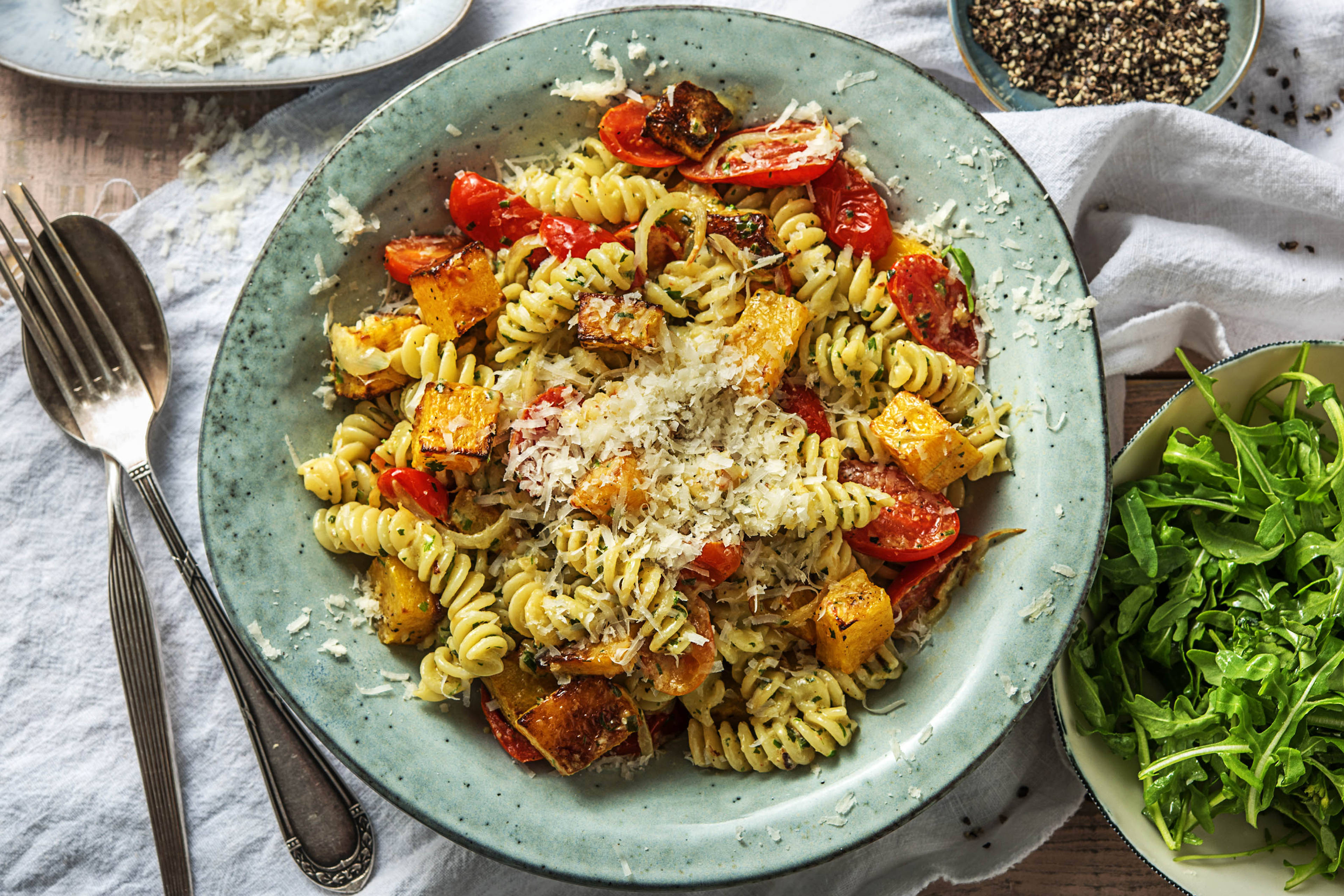 Creamy Herb Fusili (v)