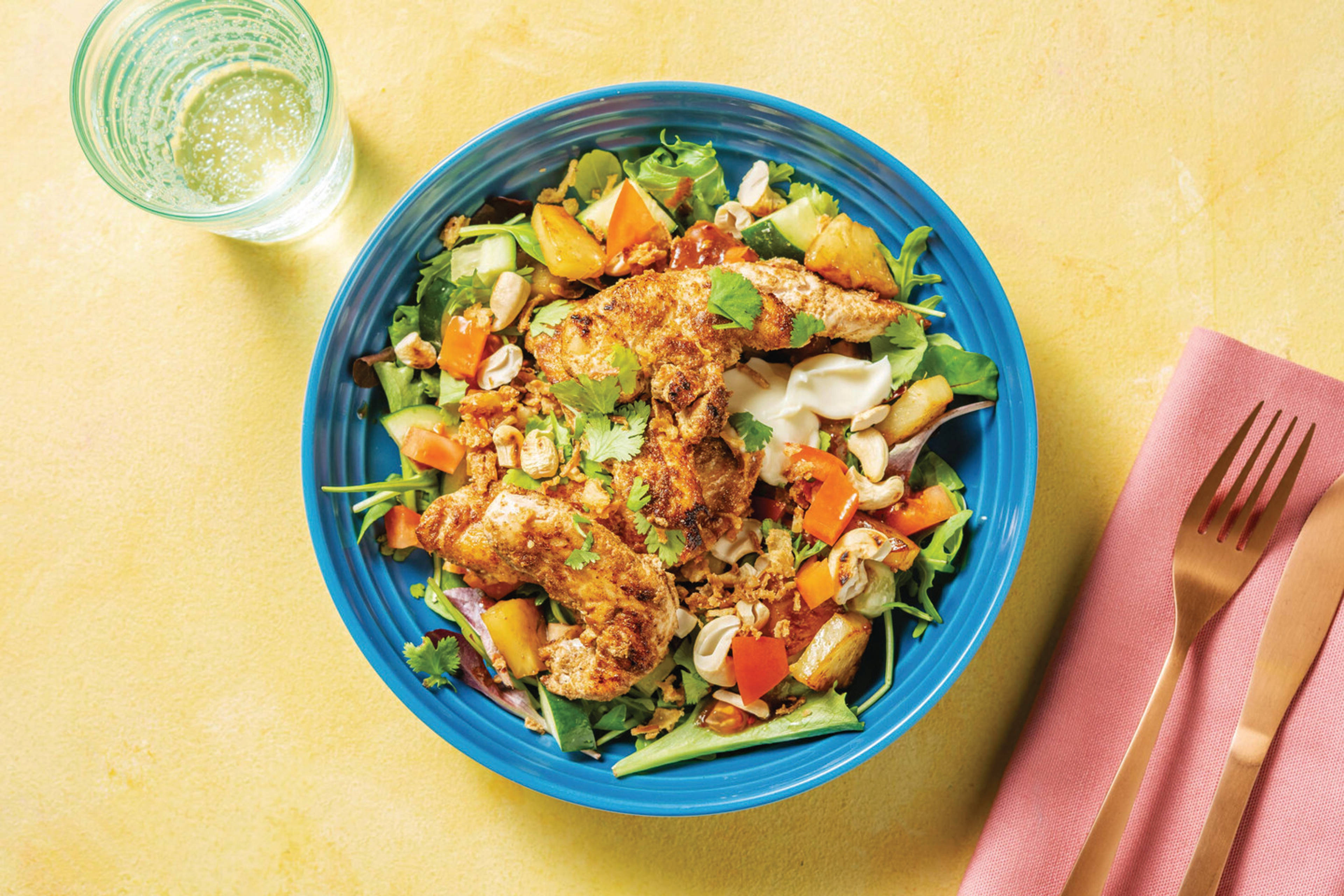 Asian-Style Chicken & Pineapple Salad