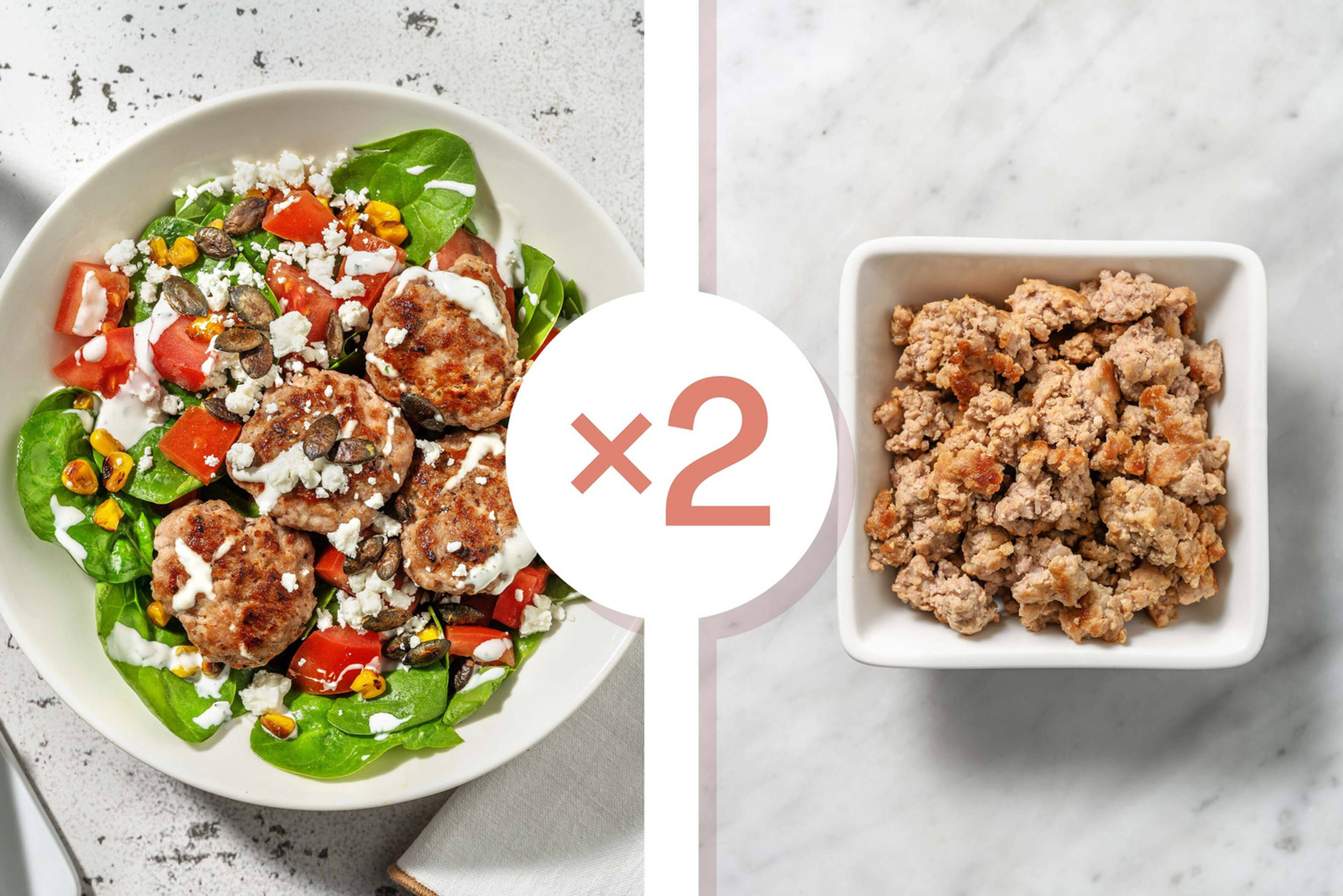 Smart Mexican-Inspired Double Chicken Patties