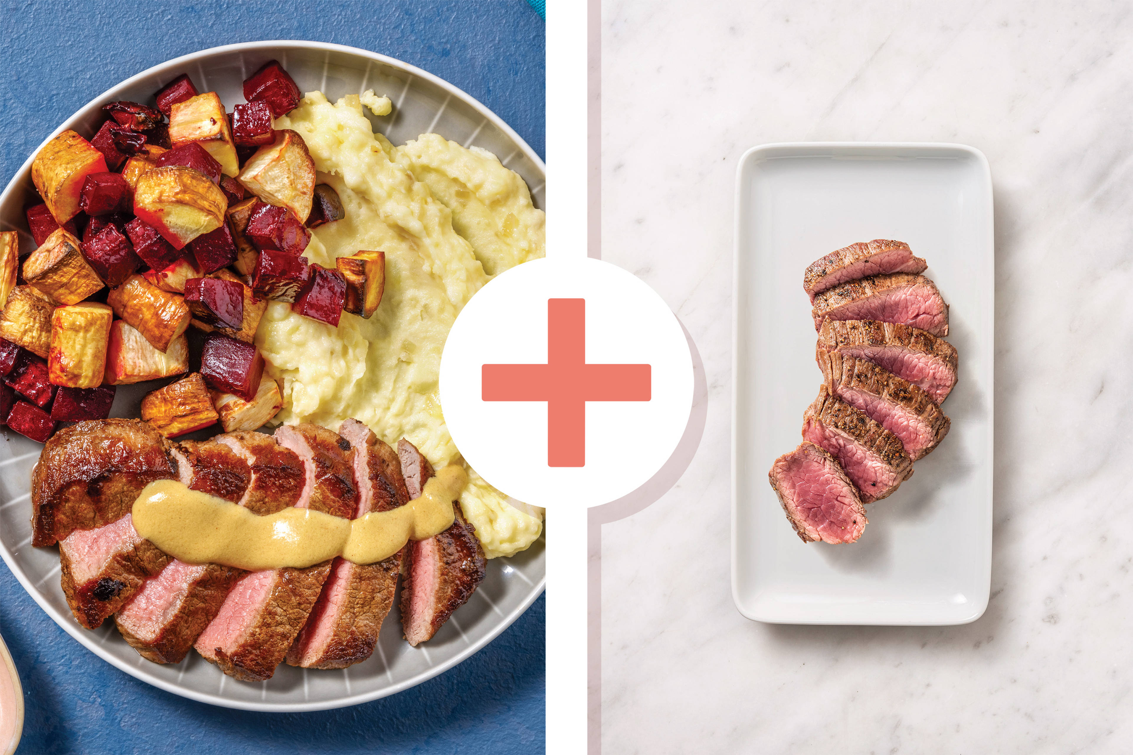 Southern Double Steak & Mustard Sauce