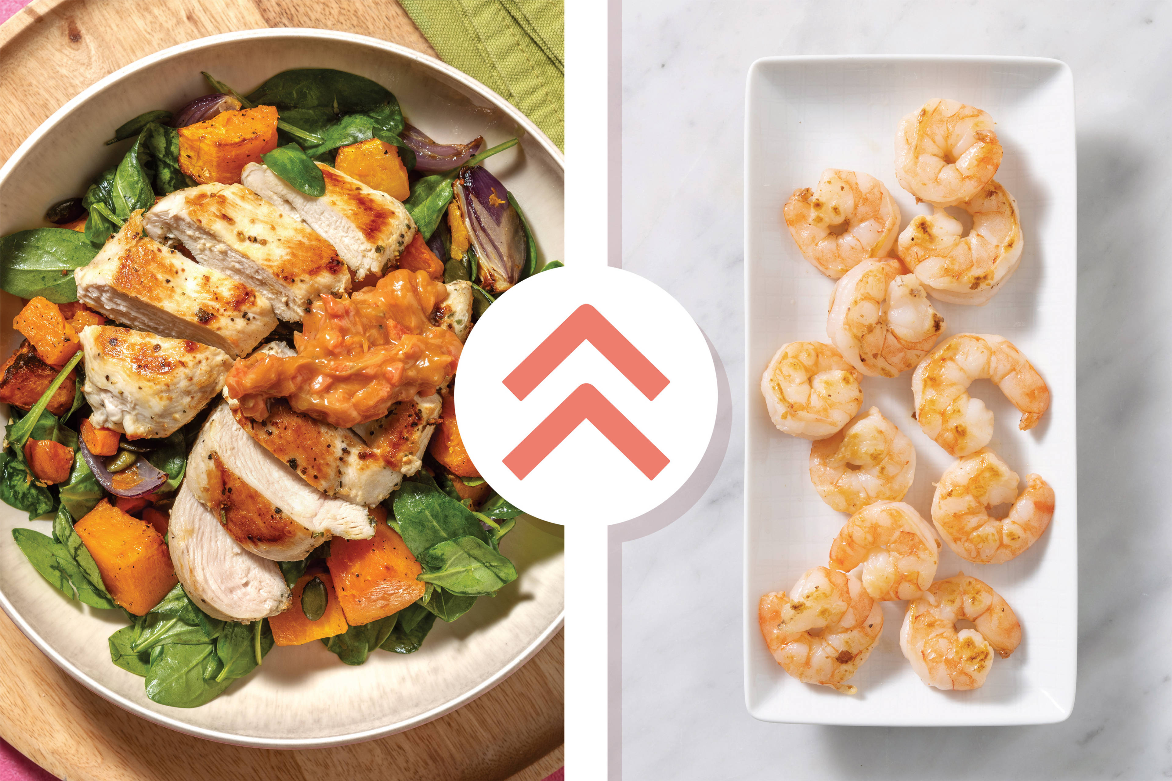 Herby Prawn & Rainbow Veggie toss